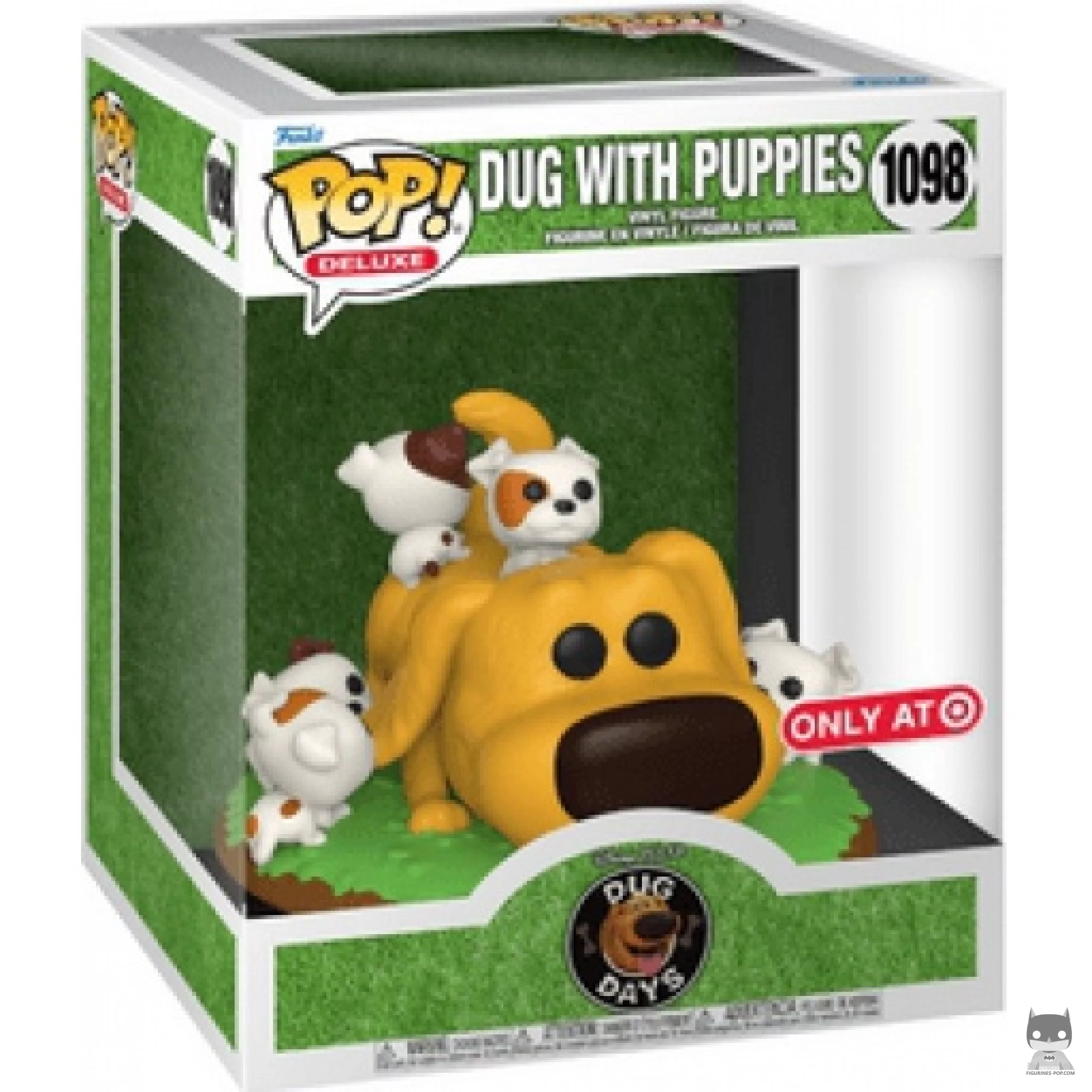 Figura Funko Pop! Dug con cachorros en su caja