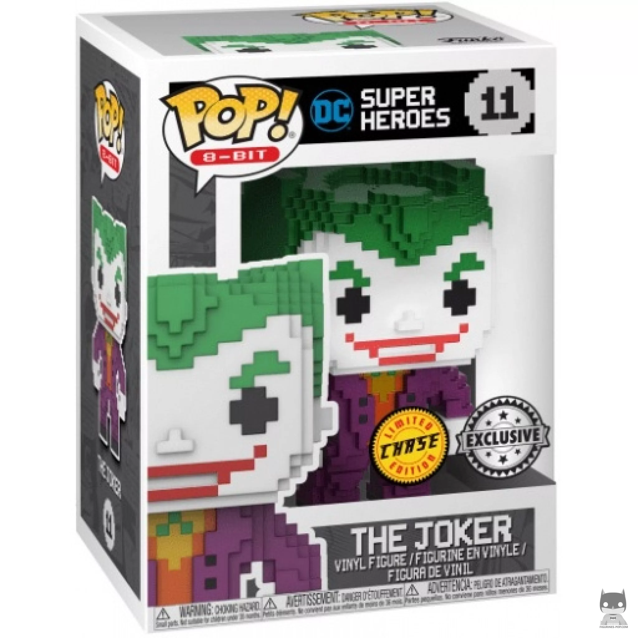 Figura Funko Pop! Joker (Chase & Metalizado) en su caja