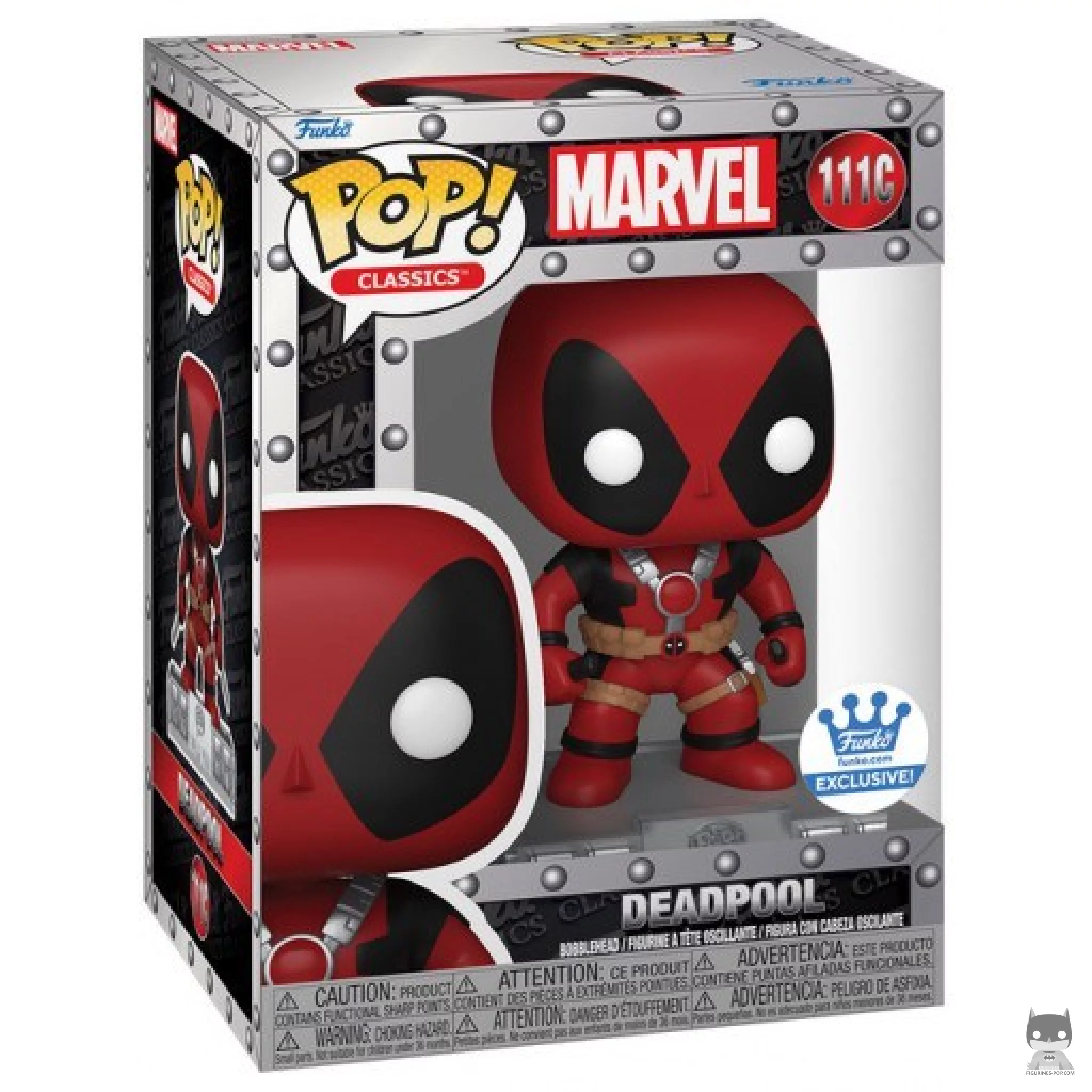 Figura Funko Pop! Deadpool en su caja