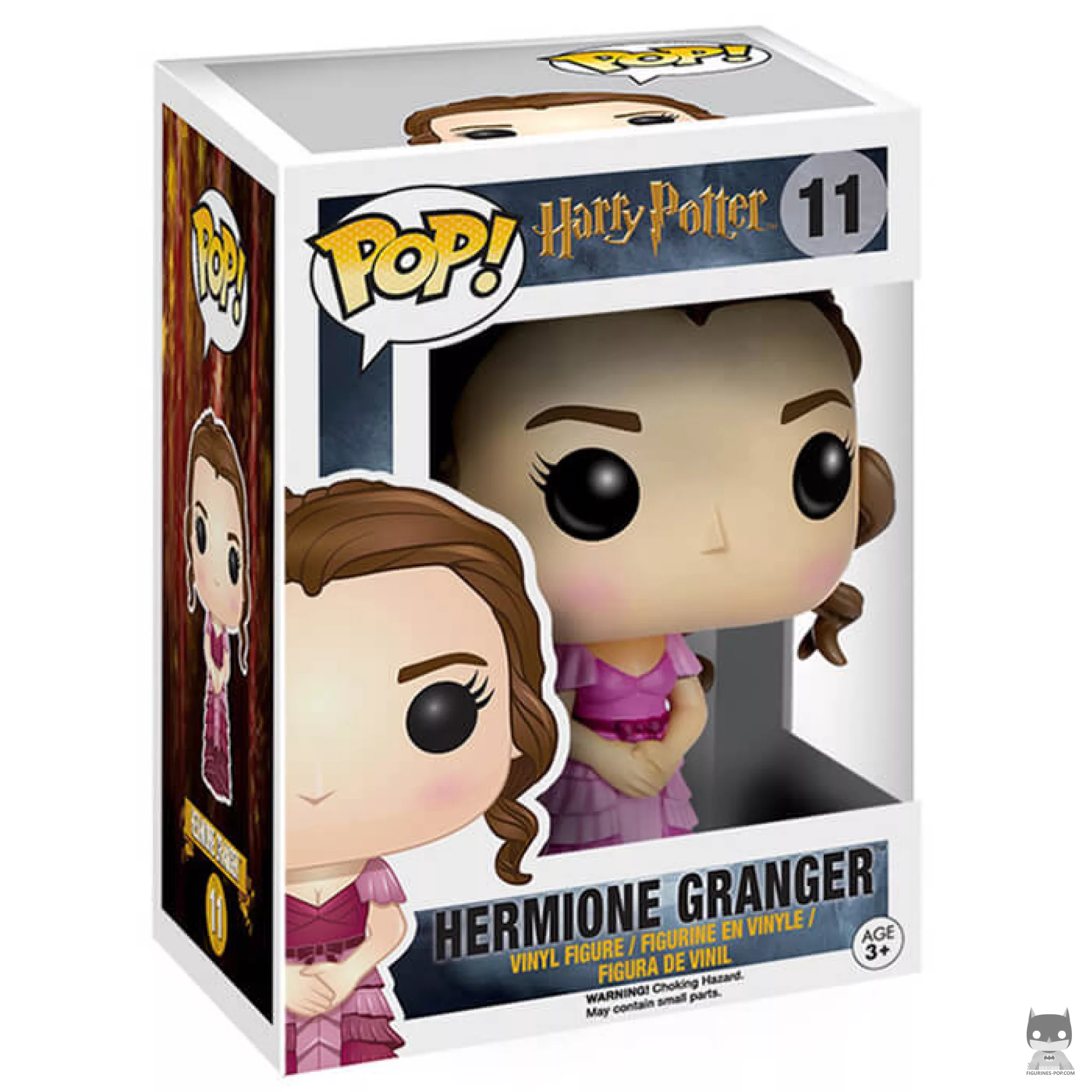 Figura Funko Pop! Hermione Granger en el Baile de Navidad en su caja