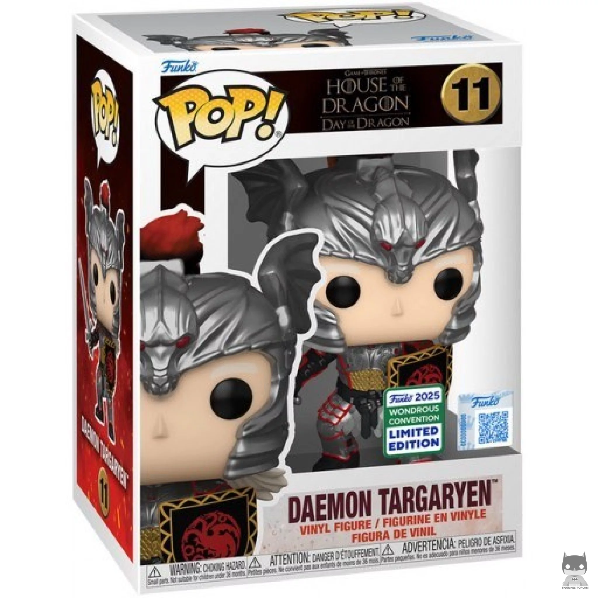 Figura Funko Pop! Daemon Targaryen en su caja