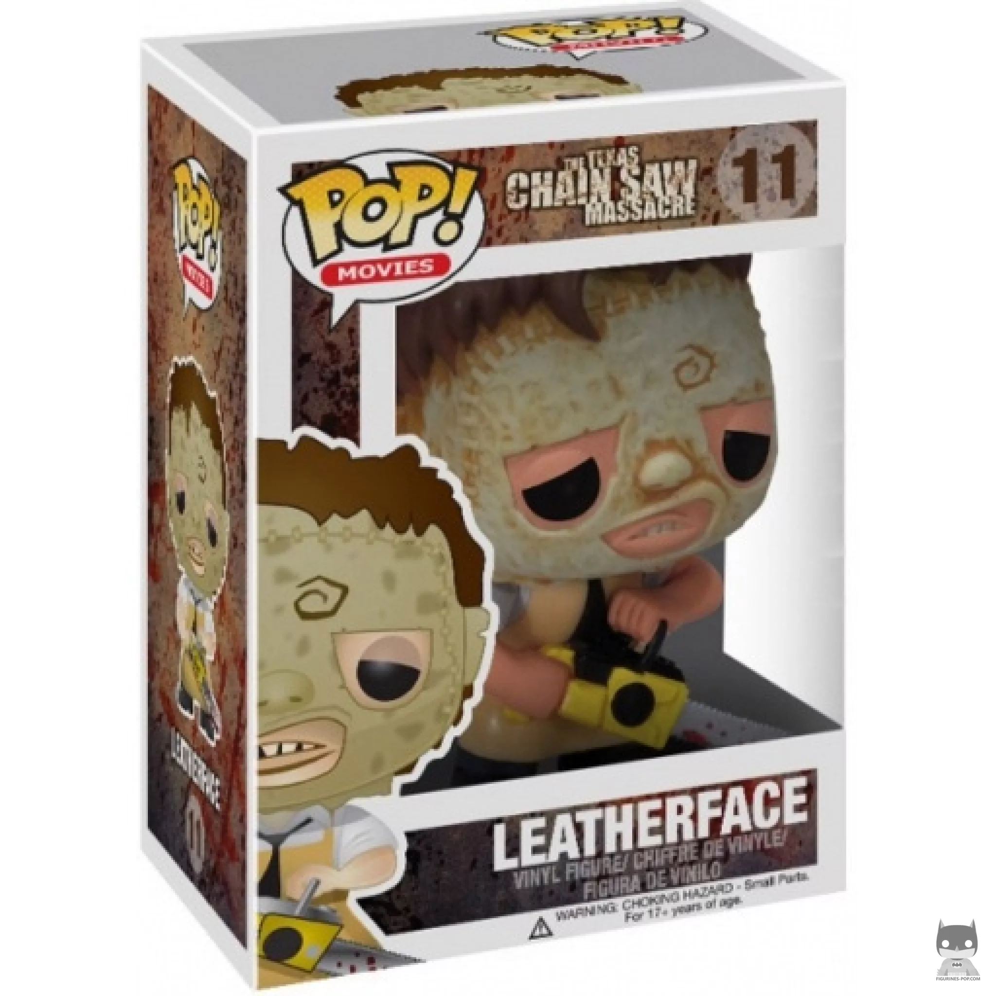 Figura Funko Pop! Leatherface en su caja