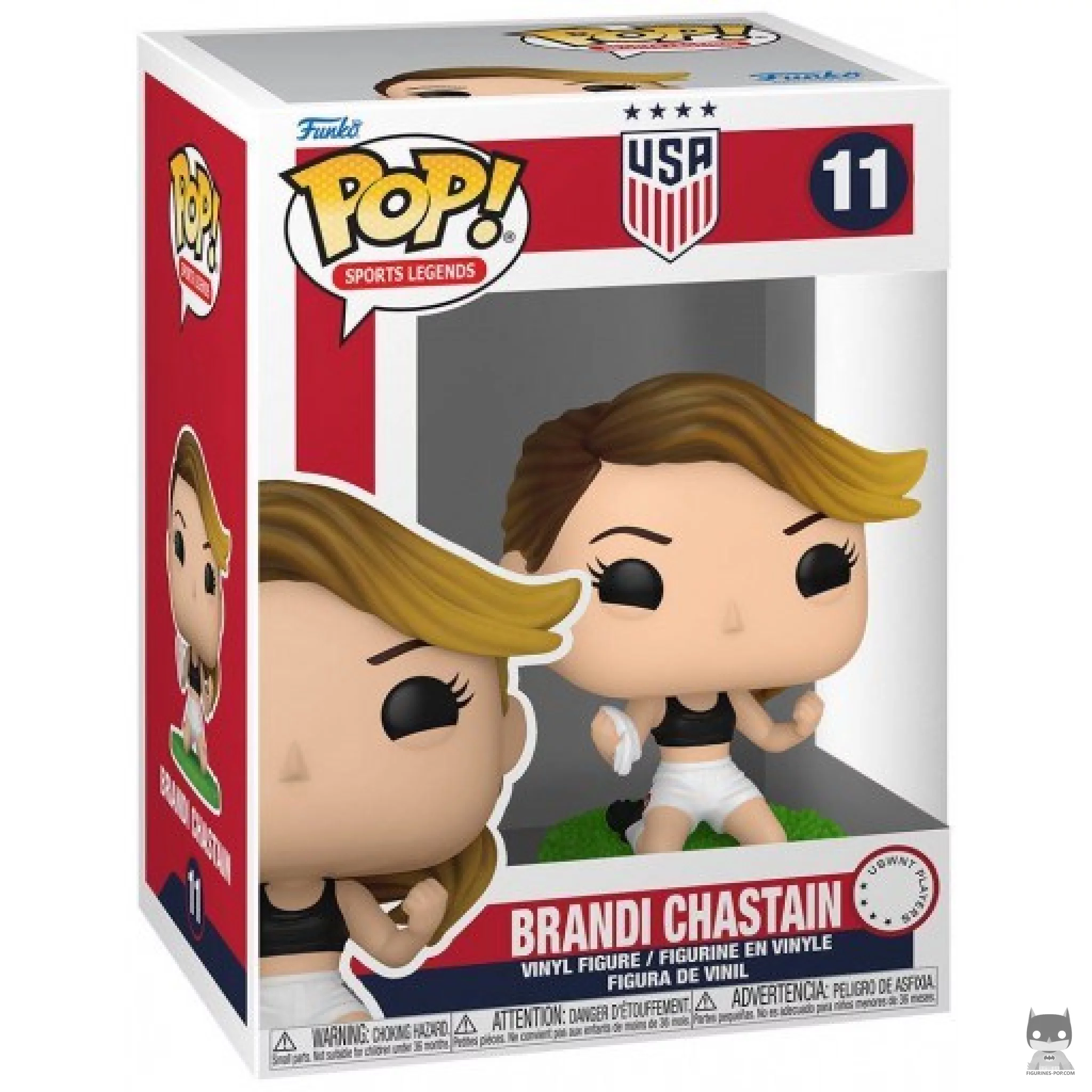 Figura Funko Pop! Brandi Chastain en su caja