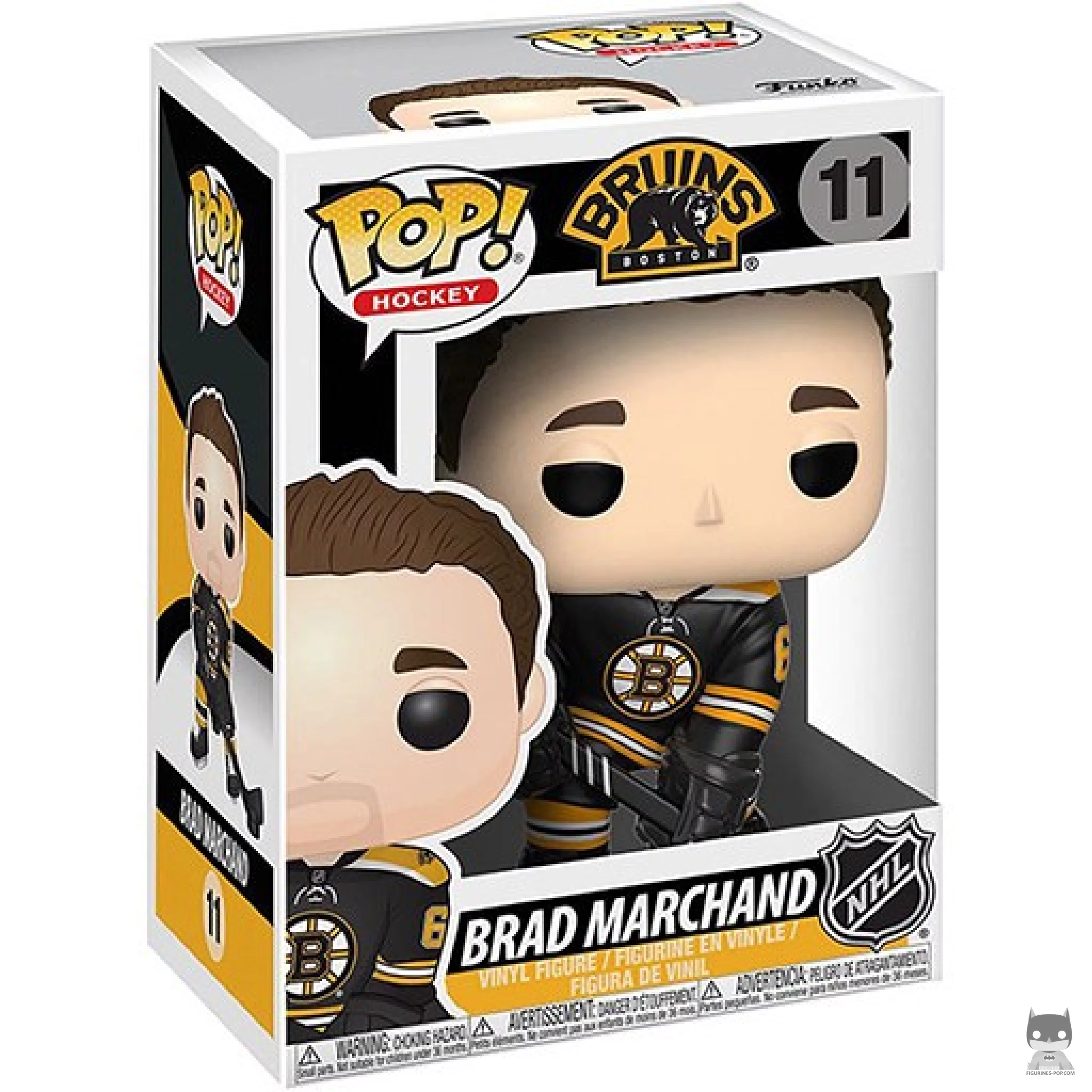 Figura Funko Pop! Brad Marchand en su caja