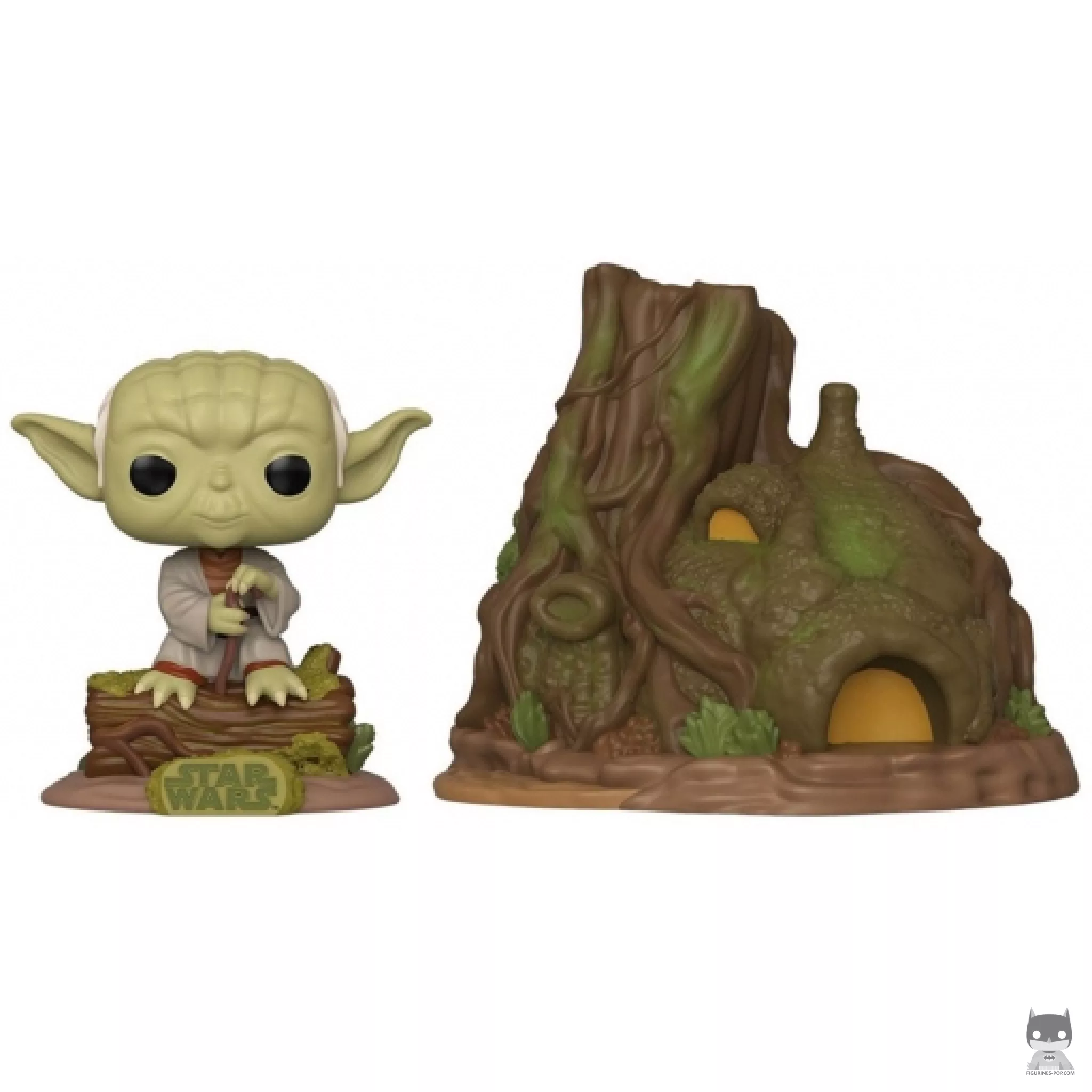 Figura Funko Pop! Yoda en Dagobah con su cabaña (Star Wars: Episodio V, El imperio contraataca)