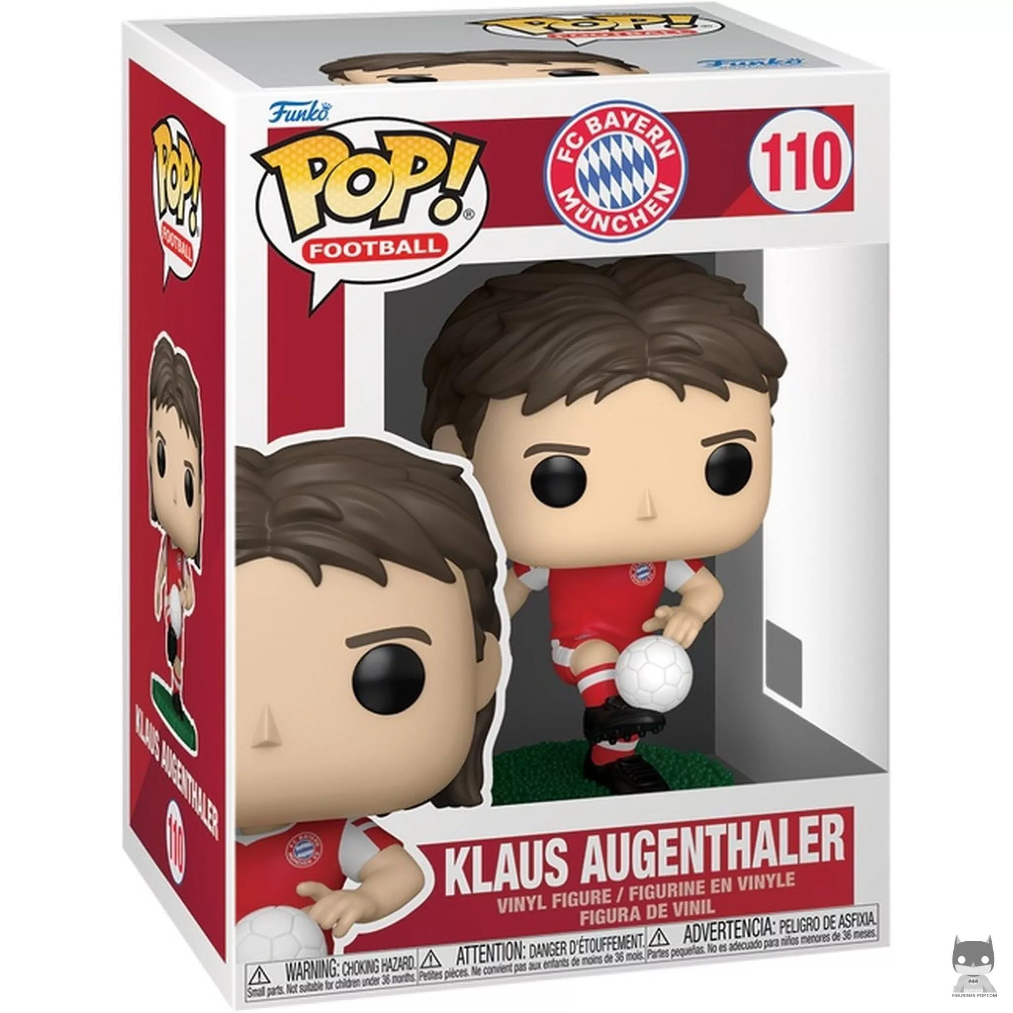 Figura Funko Pop! Klaus Augenthaler (Bayern Munich) en su caja