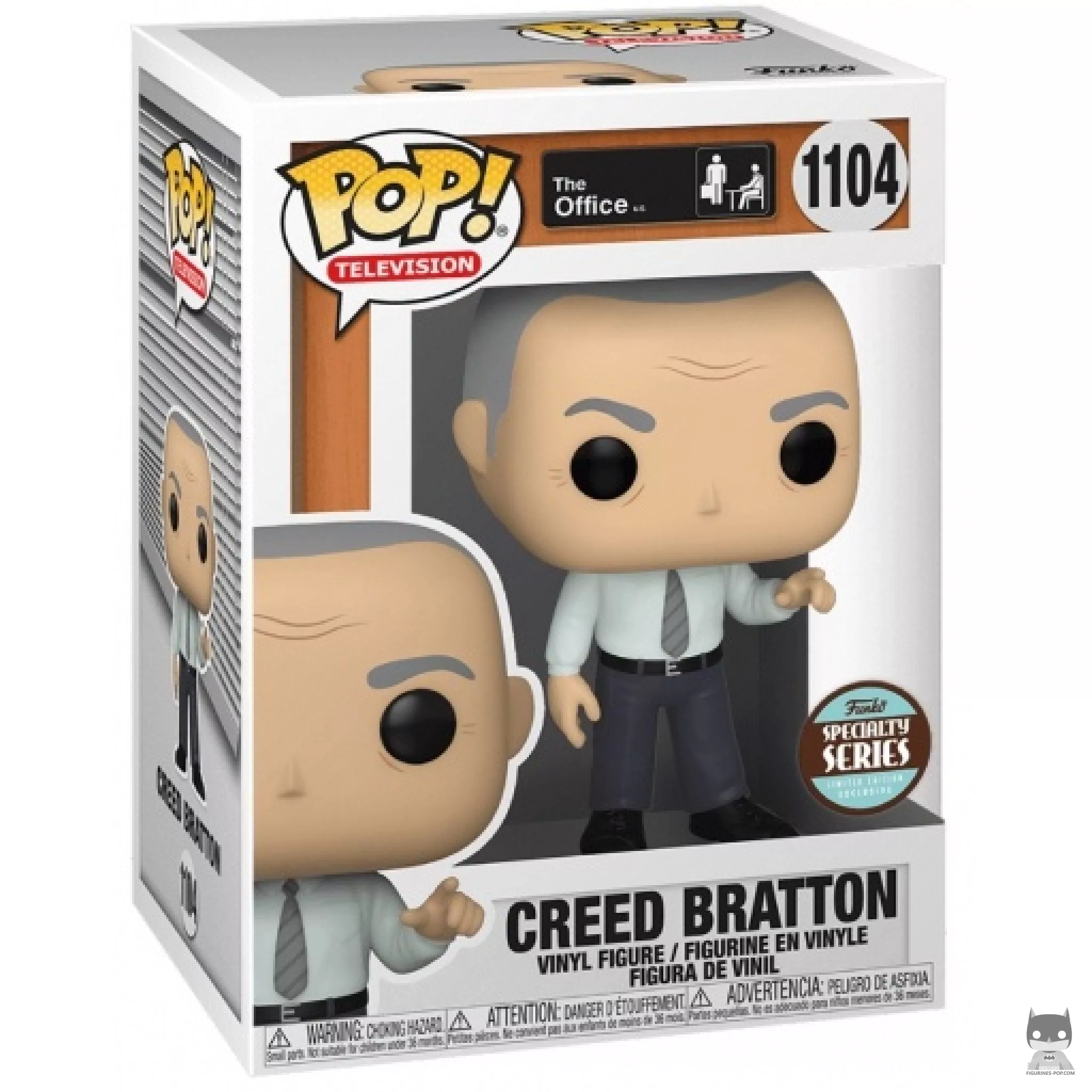 Figura Funko Pop! Creed Bratton en su caja