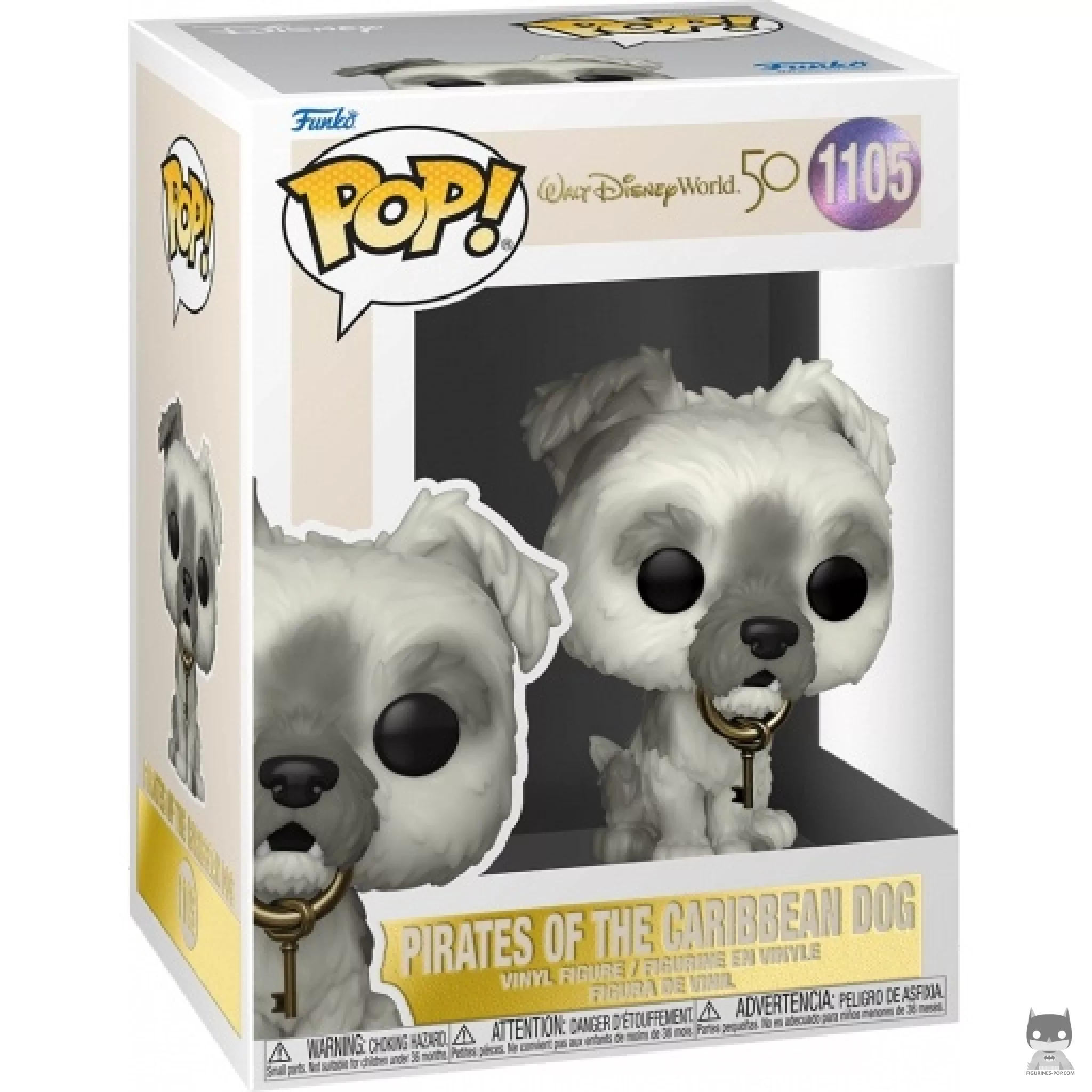 Figura Funko Pop! Perro de Pirates of the Caribbean en su caja