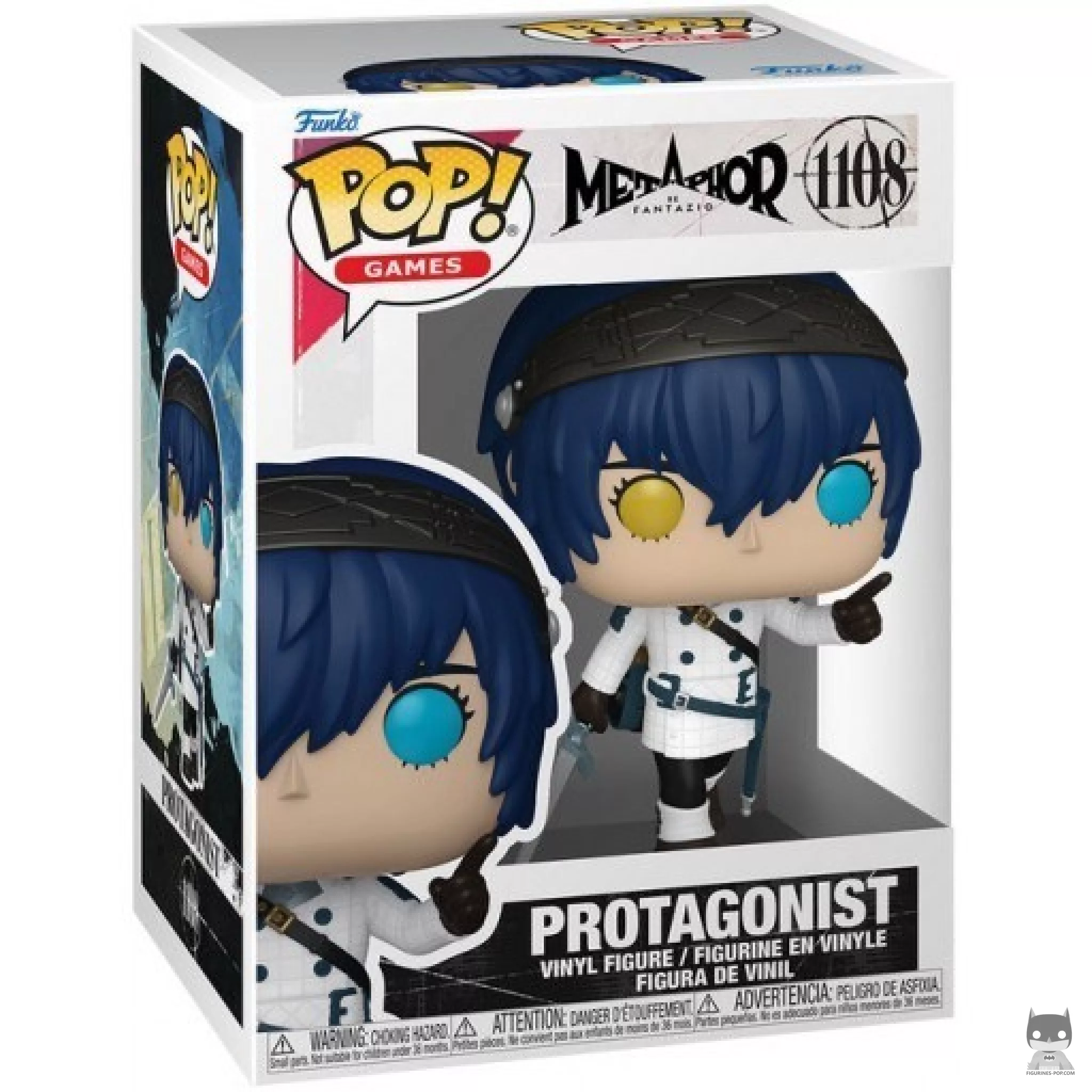 Figura Funko Pop! Protagonista en su caja
