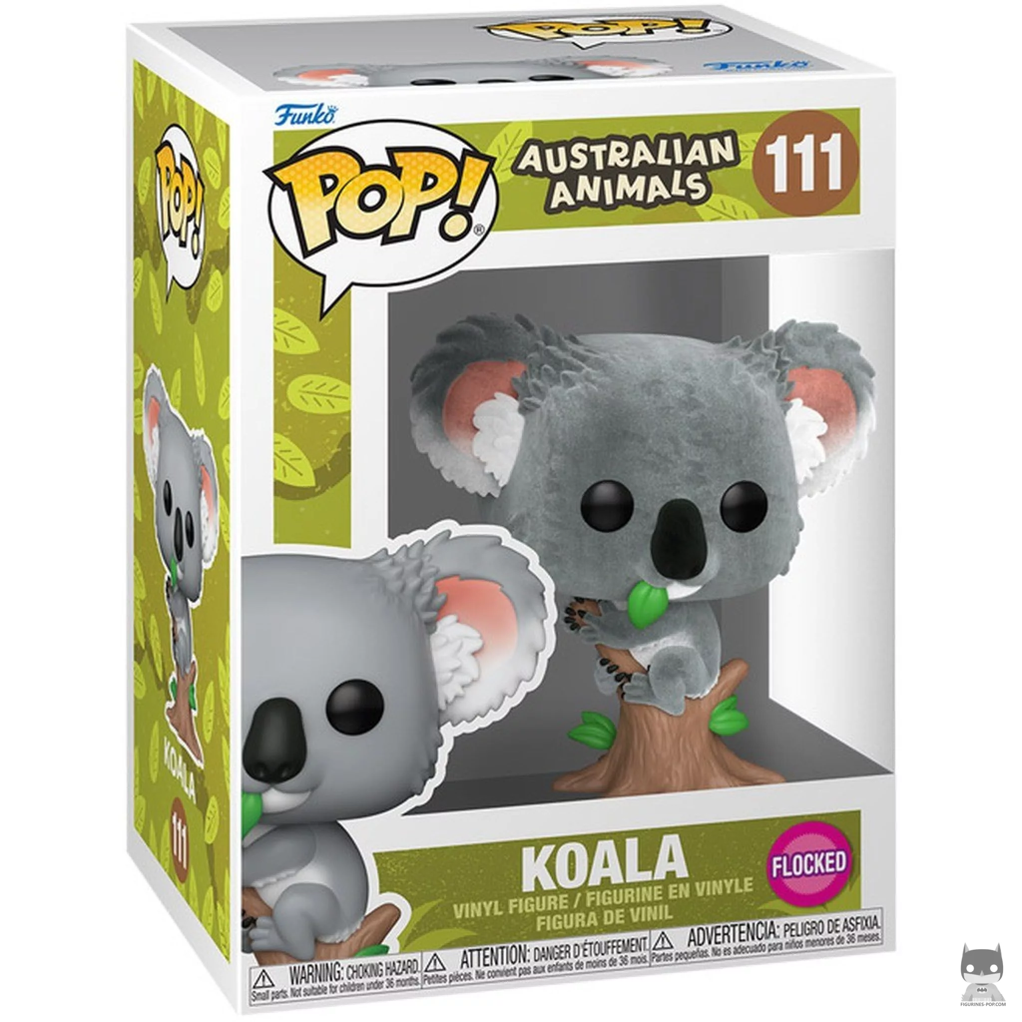 Figura Funko Pop! Koala (Flocado) en su caja