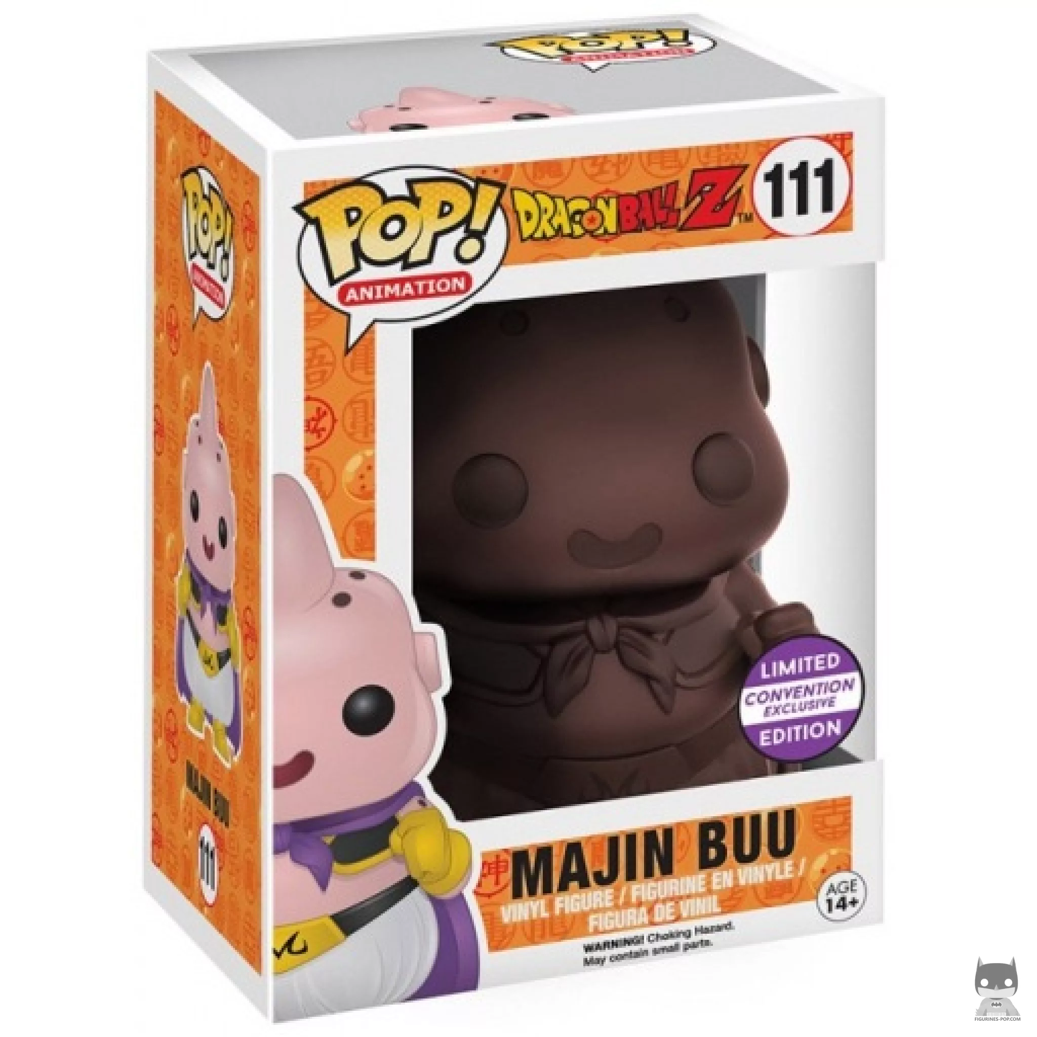 Figura Funko Pop! Majin Bu (Marrón) en su caja
