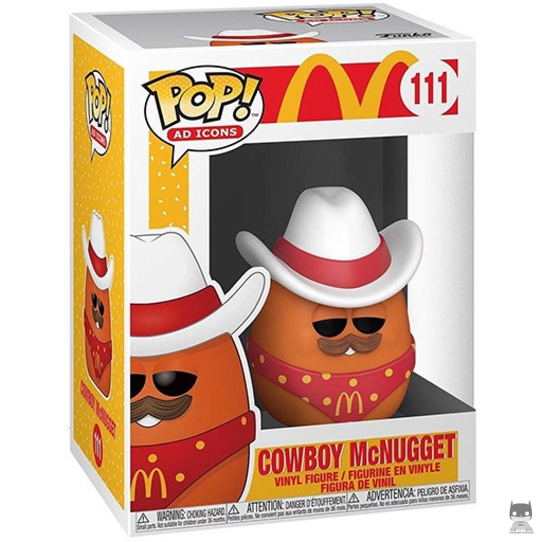 Figura Funko Pop! McNugget vaquero en su caja