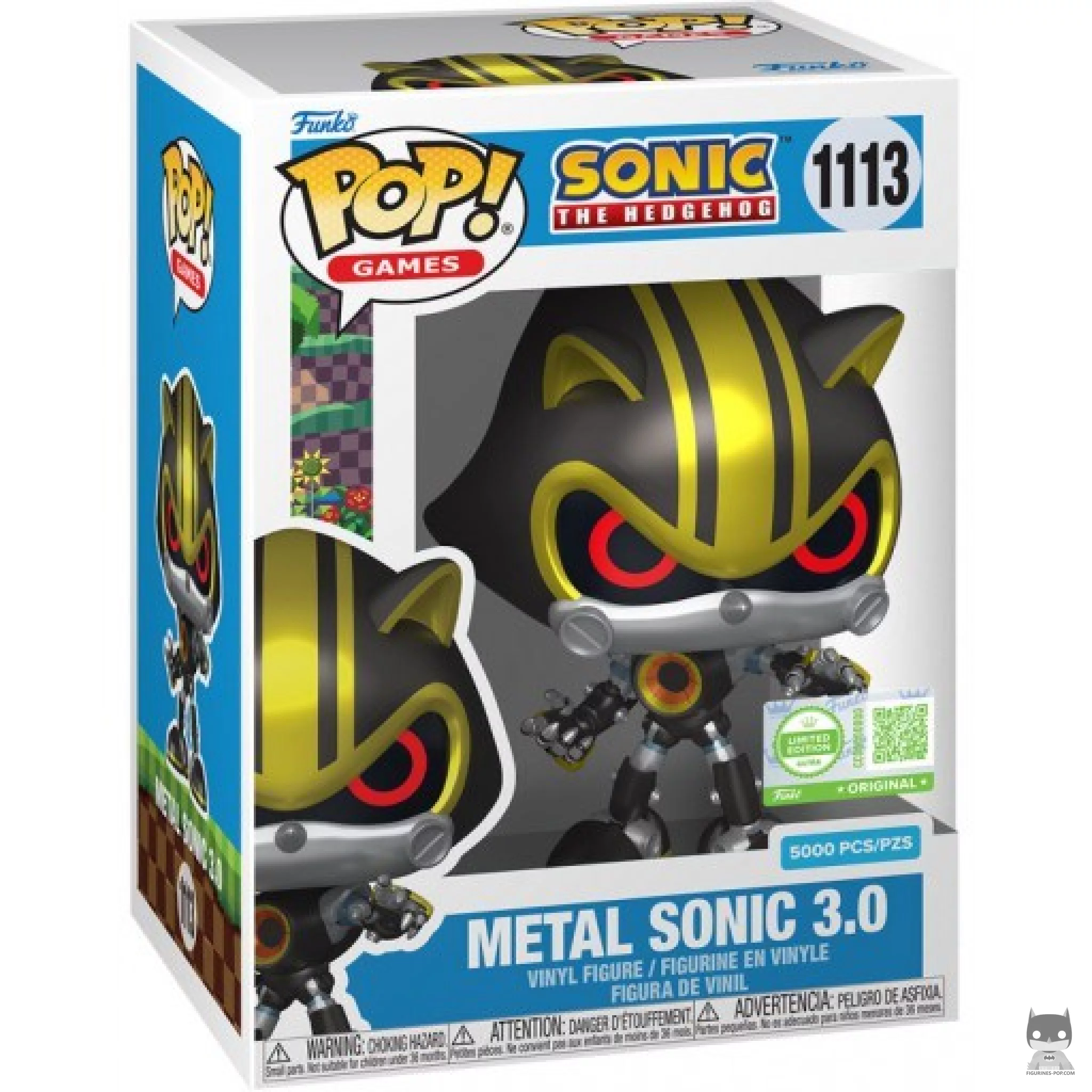 Figura Funko Pop! Metal Sonic 3.0 en su caja