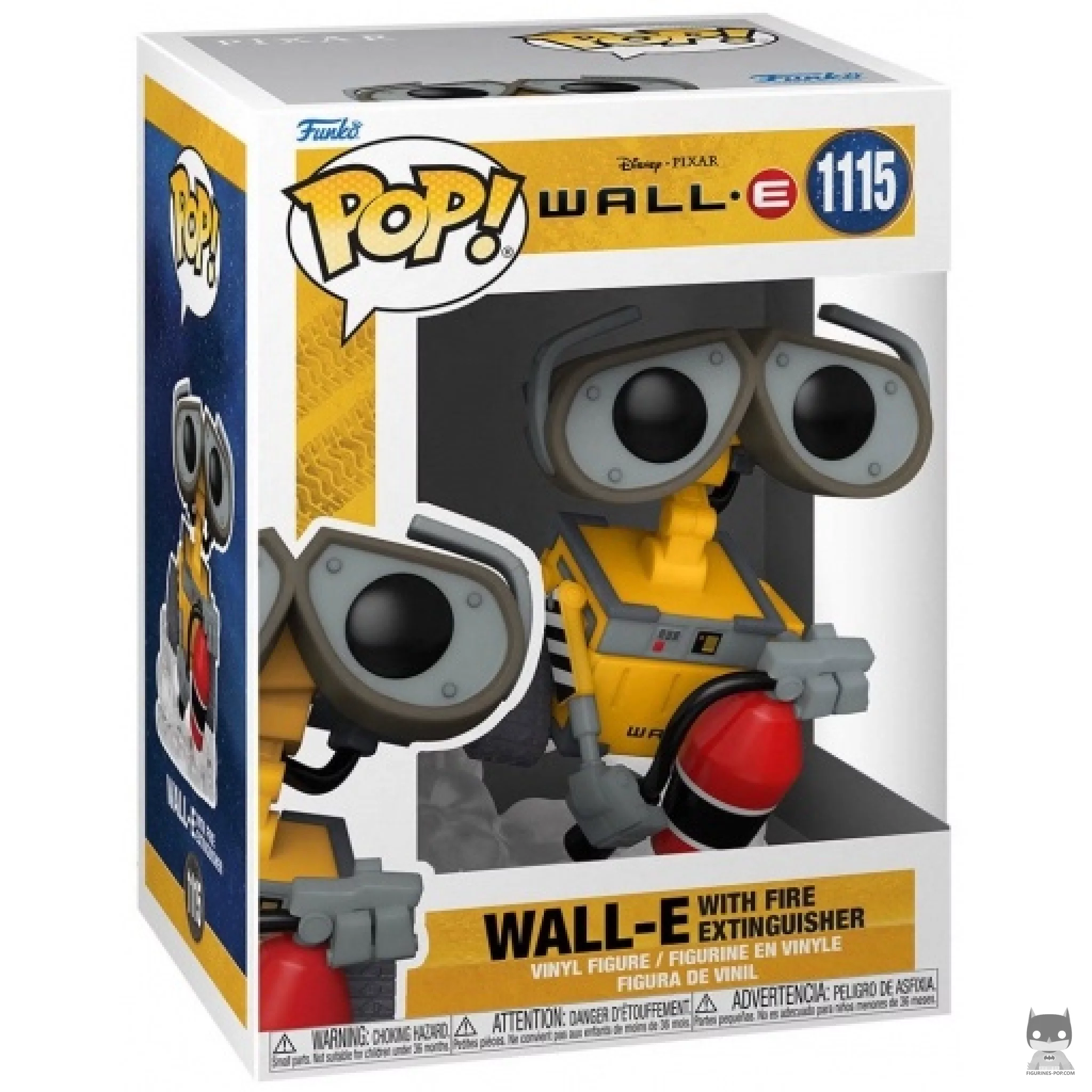 Figura Funko Pop! Wall-E con extintor en su caja