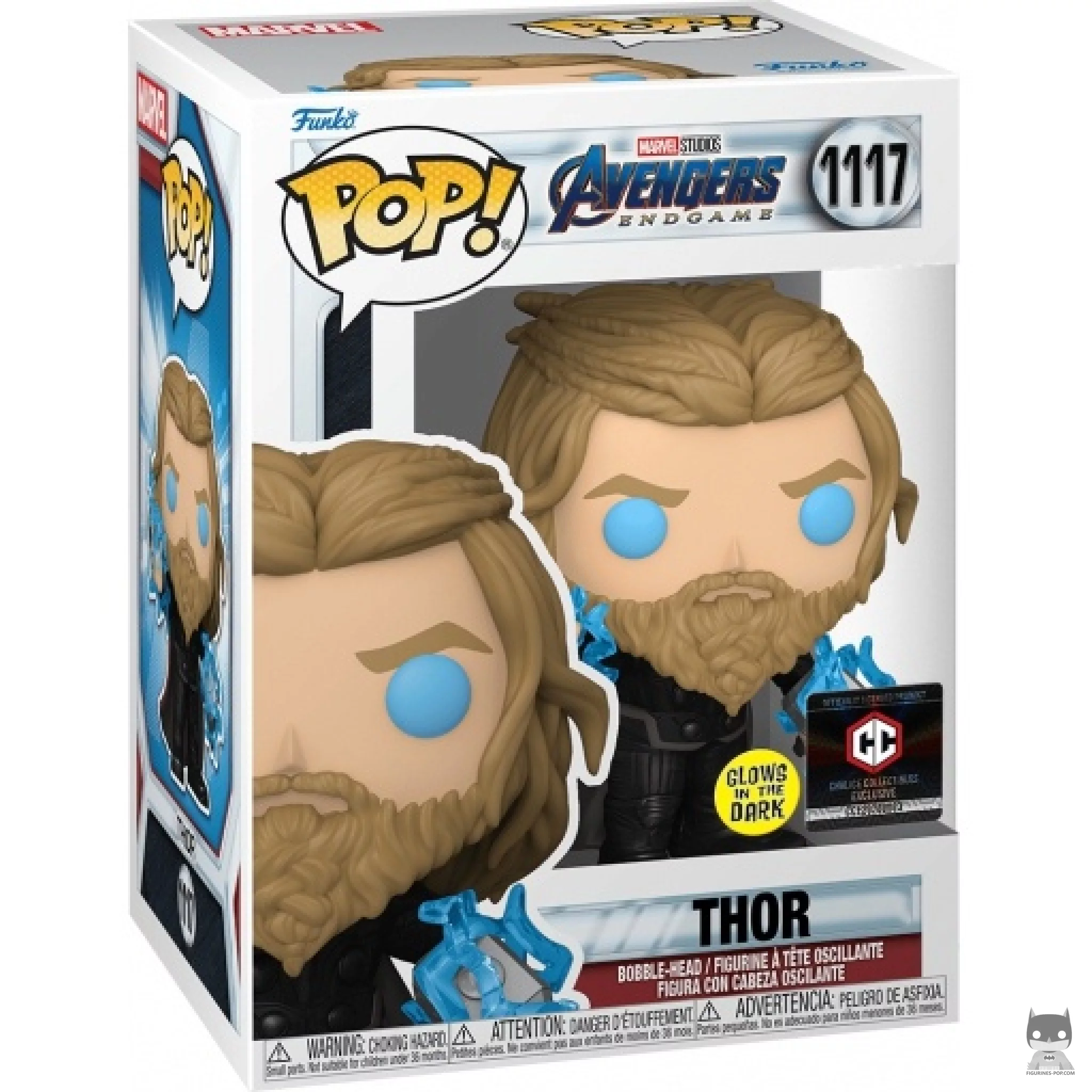 Figura Funko Pop! Thor (Brilla en la oscuridad) en su caja