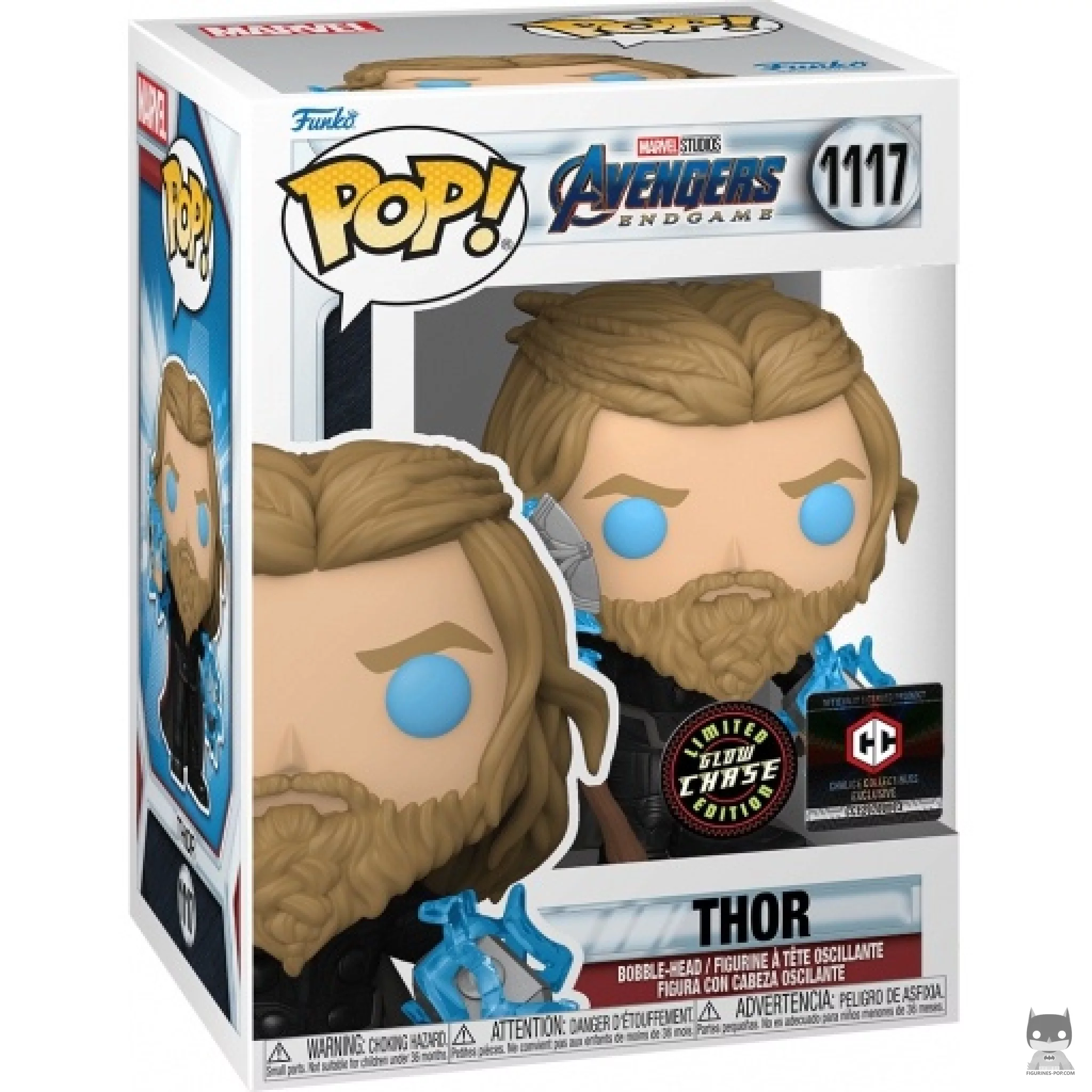 Figura Funko Pop! Thor (Chase & Brilla en la oscuridad) en su caja