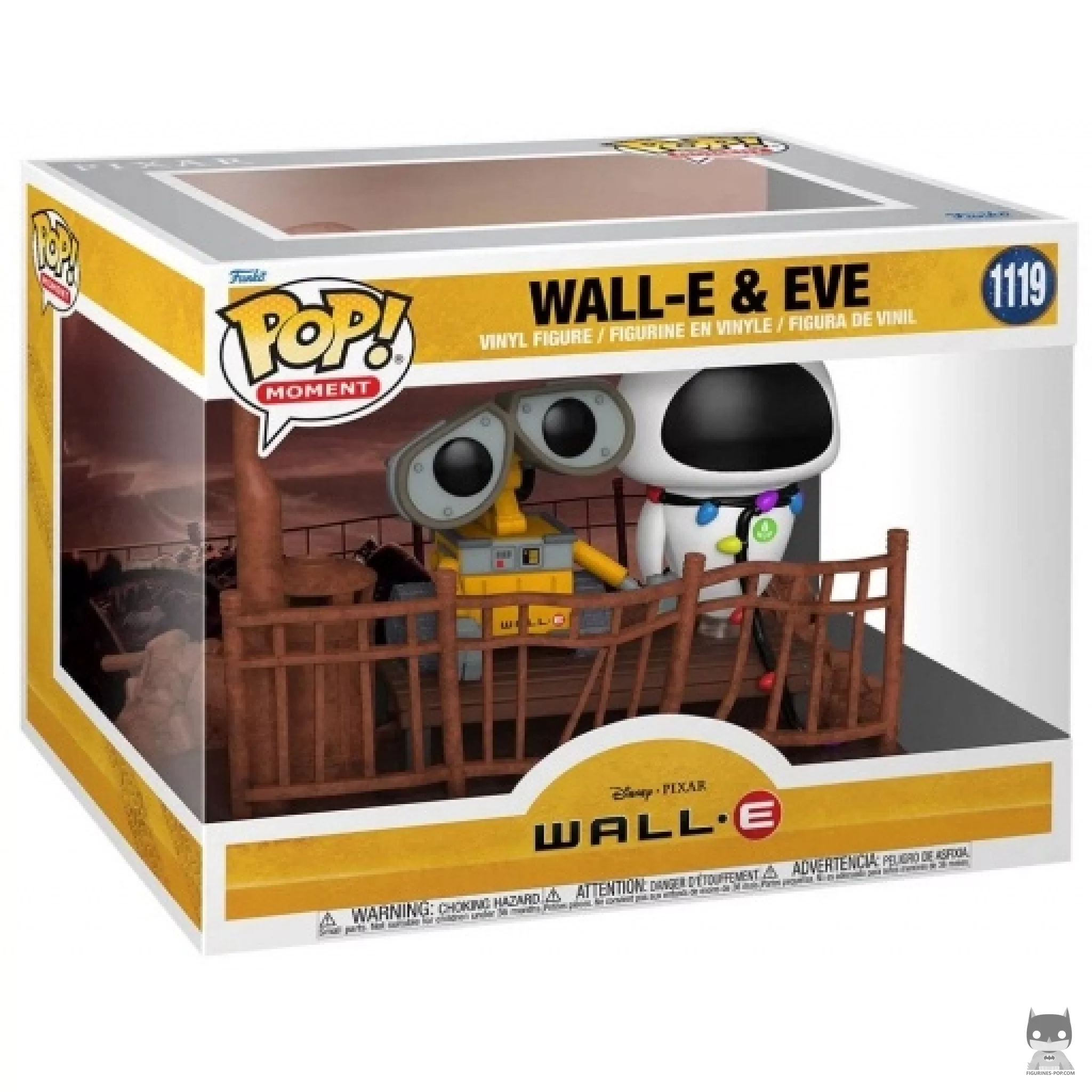 Figura Funko Pop! Wall-E & Eva en su caja