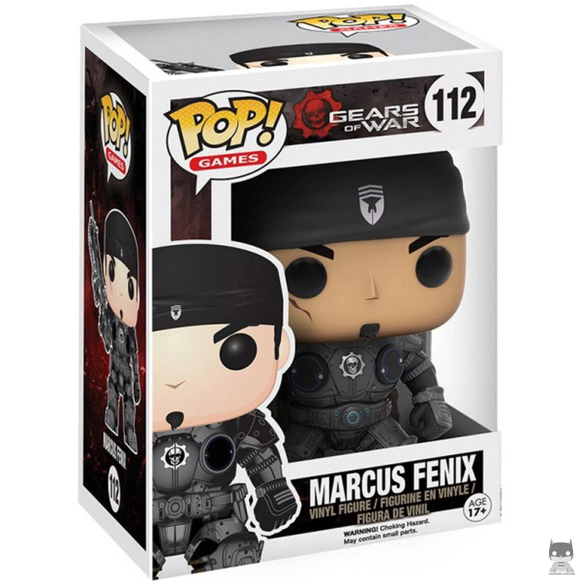 Figura Funko Pop! Marcus Fenix en su caja