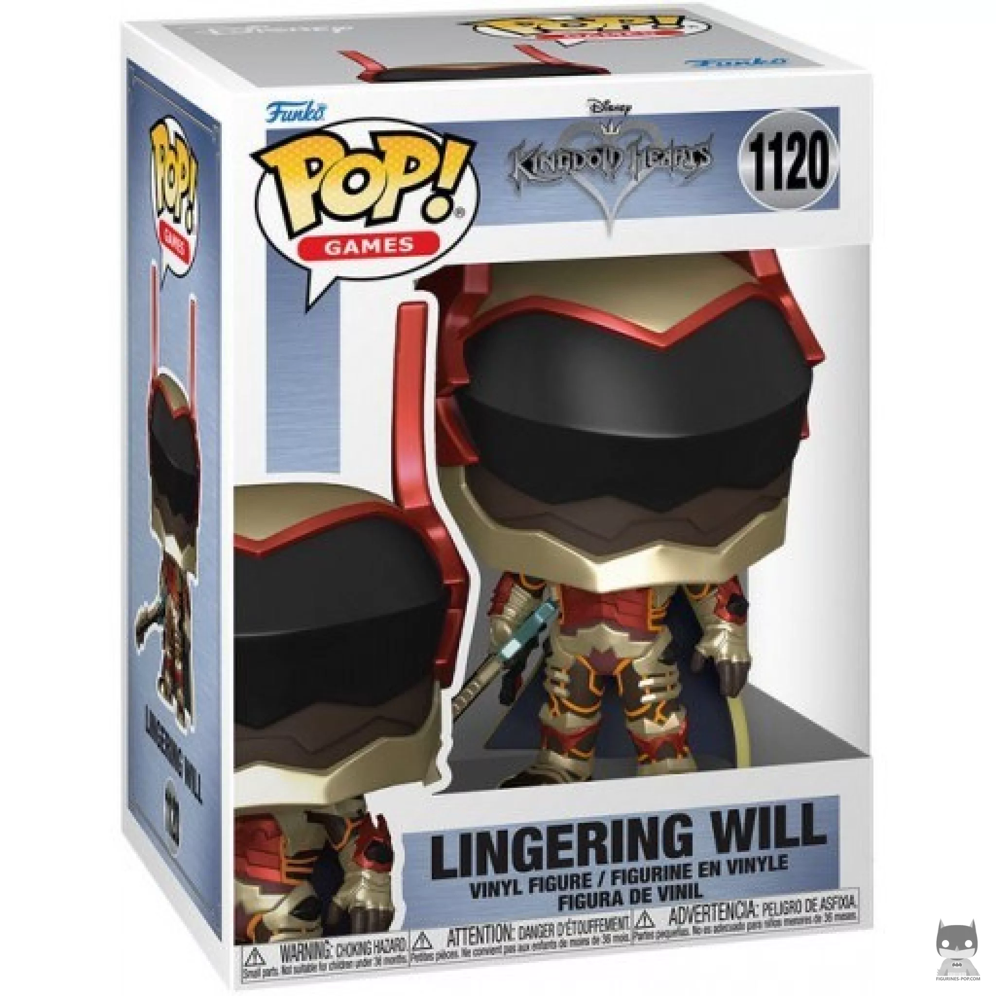 Figura Funko Pop! Voluntad Persistente en su caja