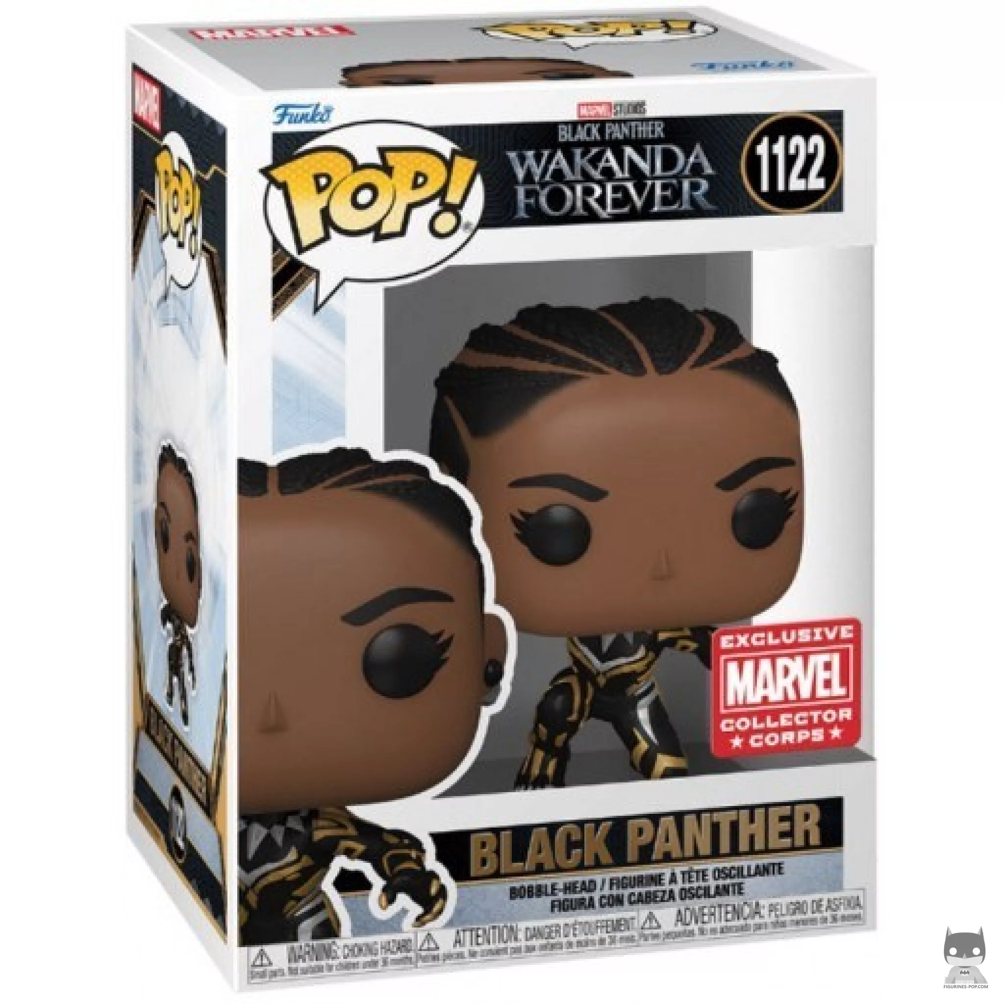 Figura Funko Pop! Black Panther en su caja