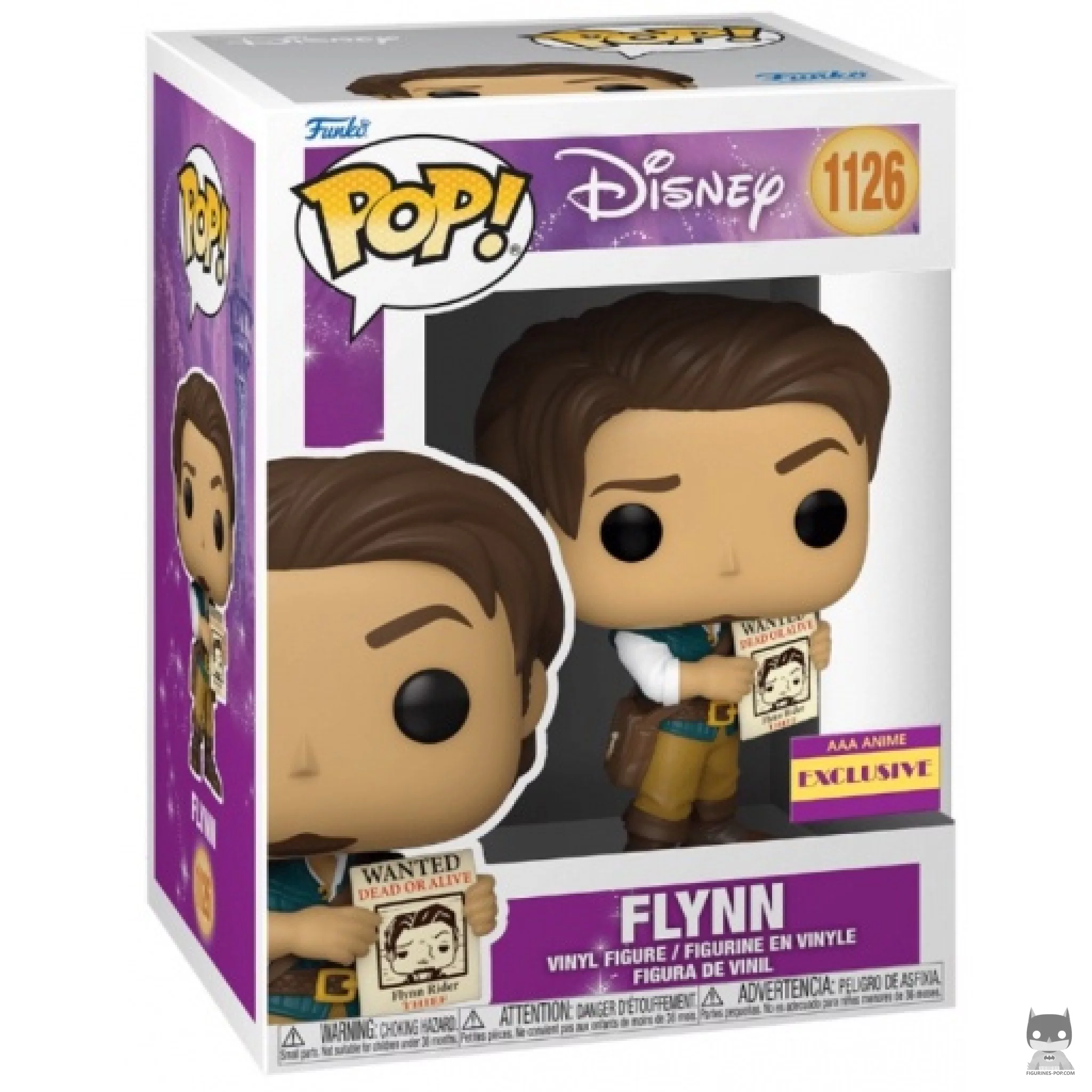 Figura Funko Pop! Flynn Rider en su caja
