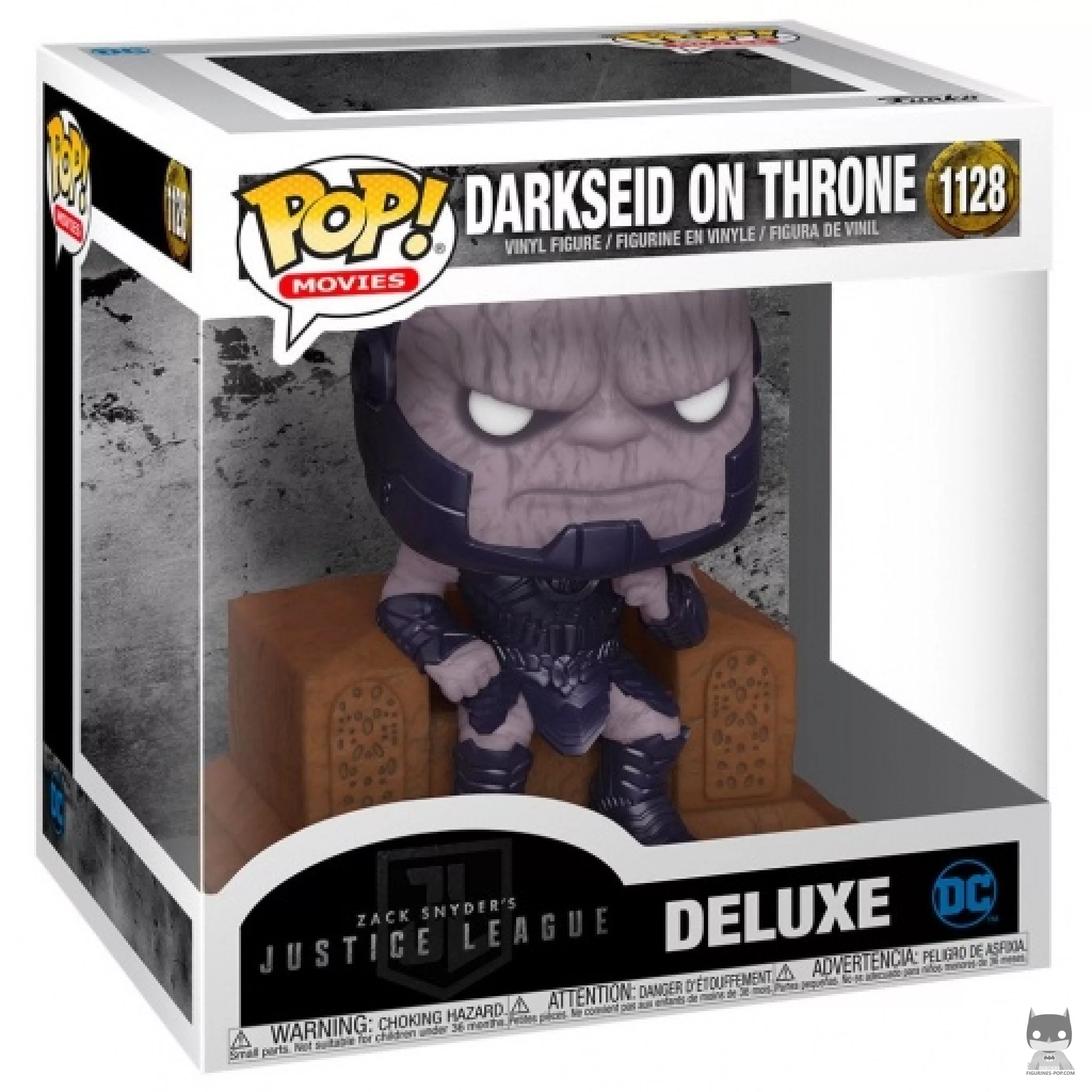 Figura Funko Pop! Darkseid en el trono en su caja