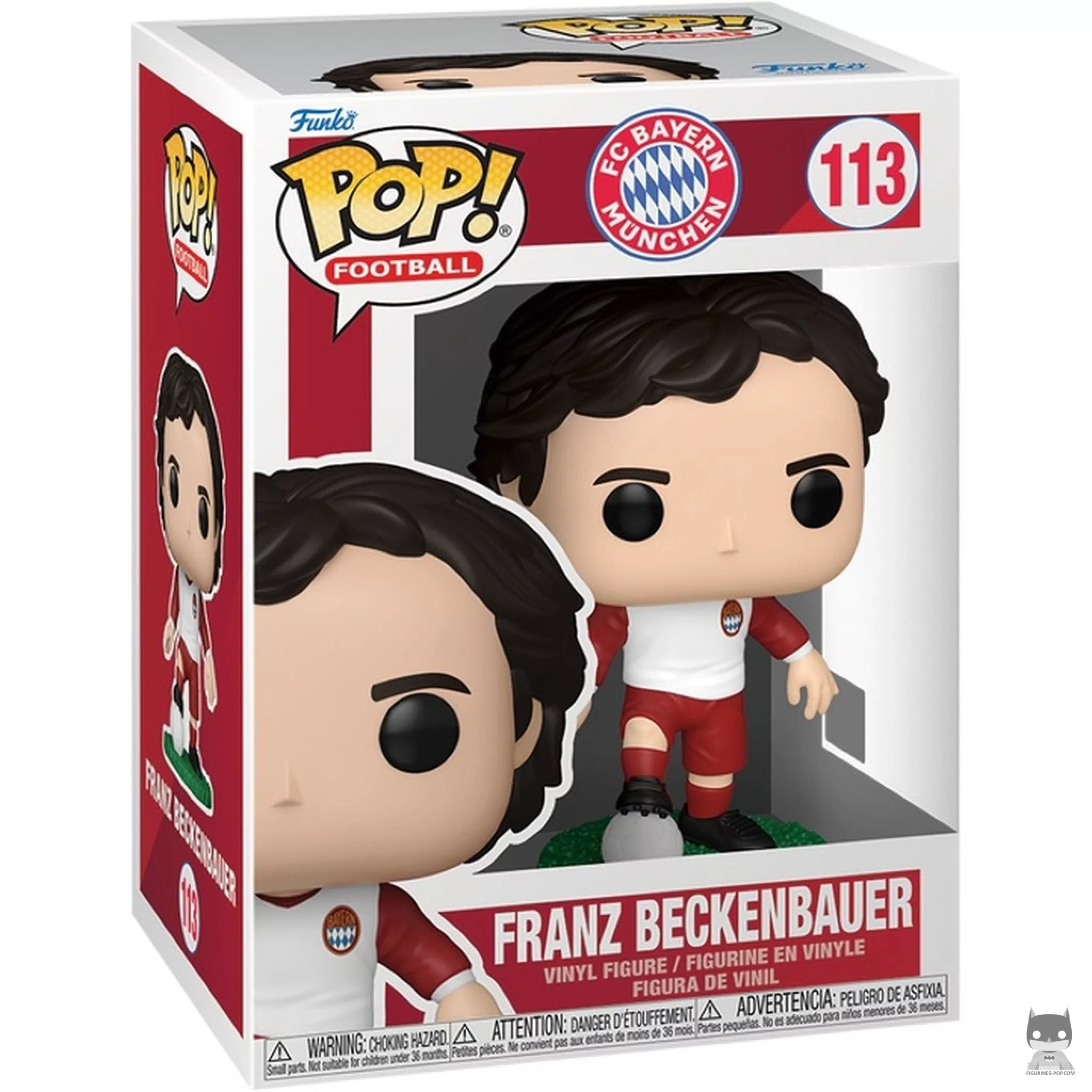 Figura Funko Pop! Franz Beckenbauer (Bayern Munich) en su caja