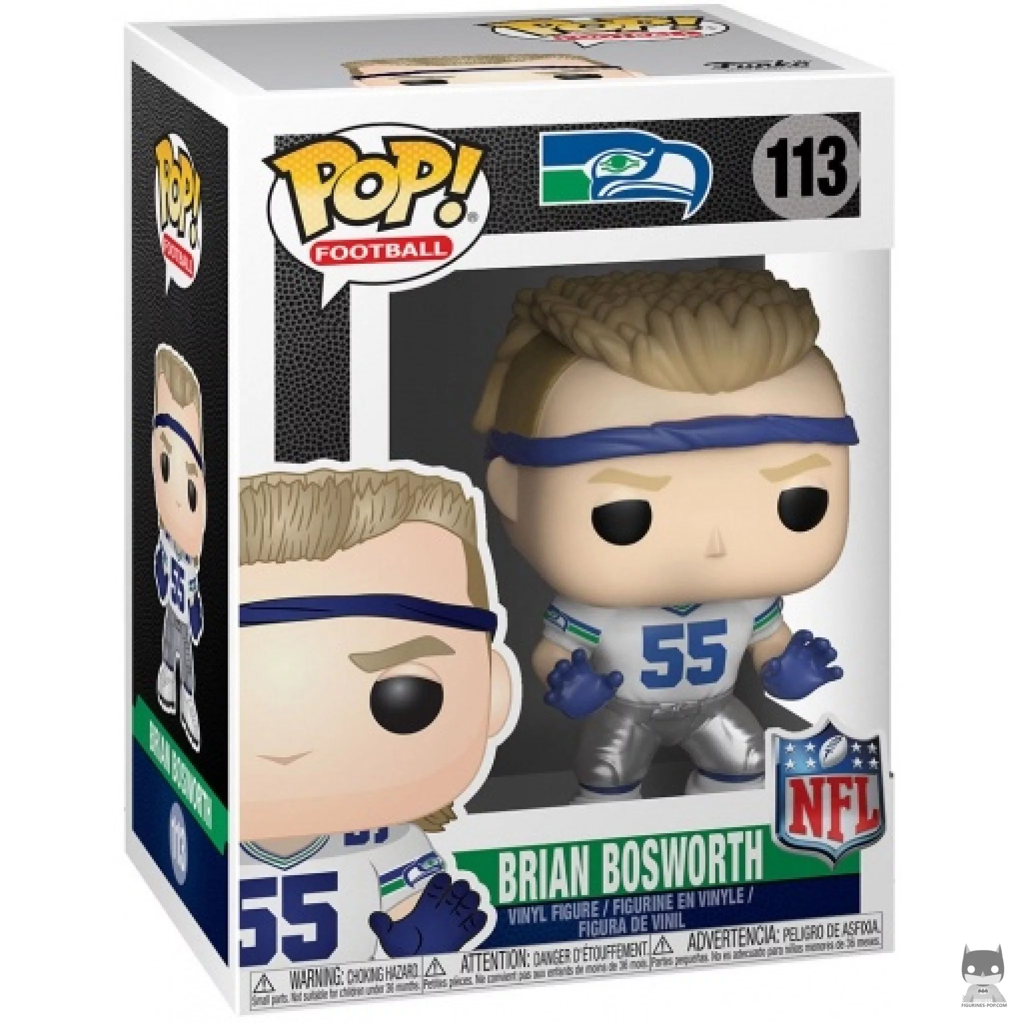 Figura Funko Pop! Brian Bosworth en su caja
