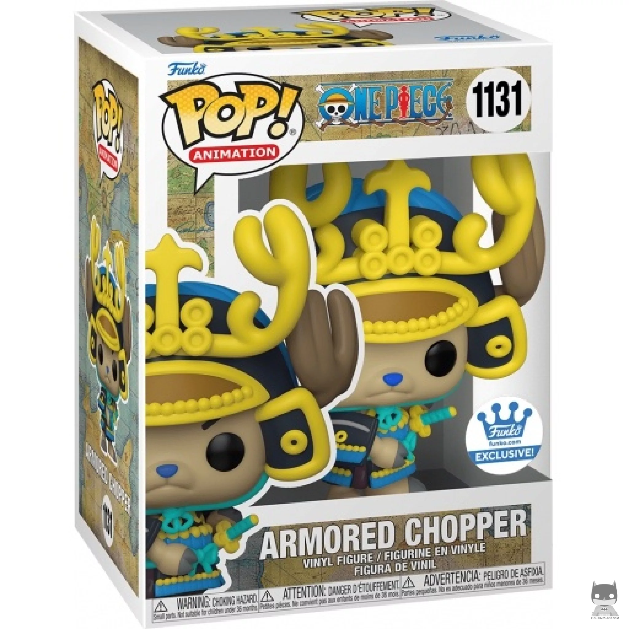 Figura Funko Pop! Chopper con armadura en su caja