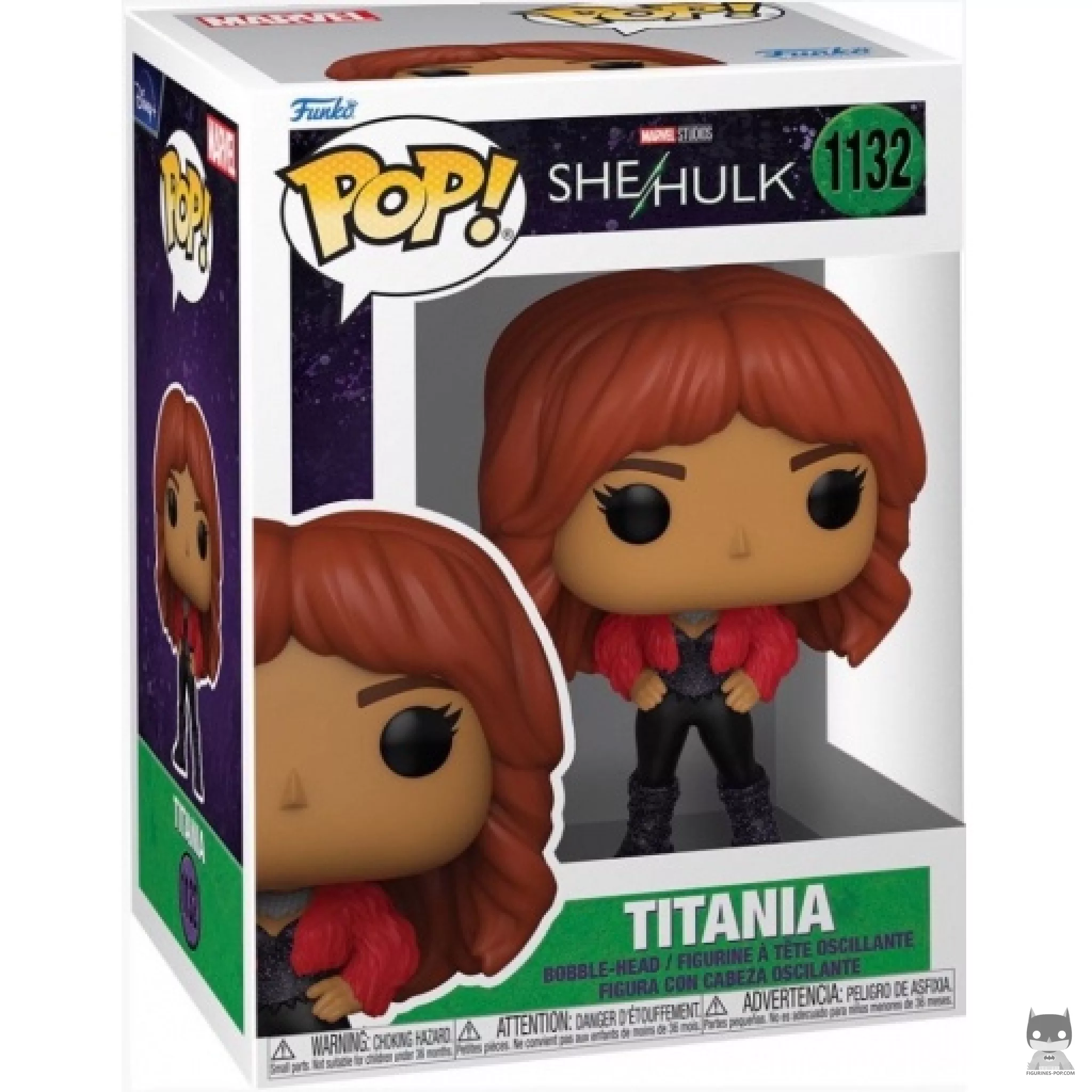 Figura Funko Pop! Titania en su caja