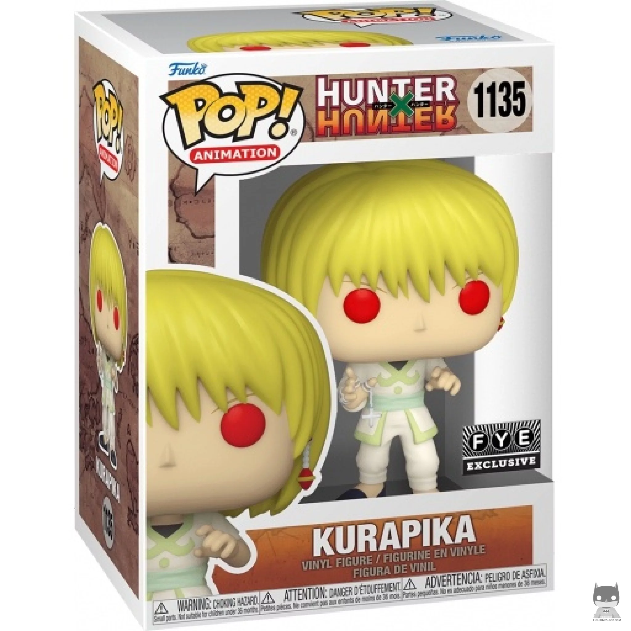 Figura Funko Pop! Kurapika en su caja