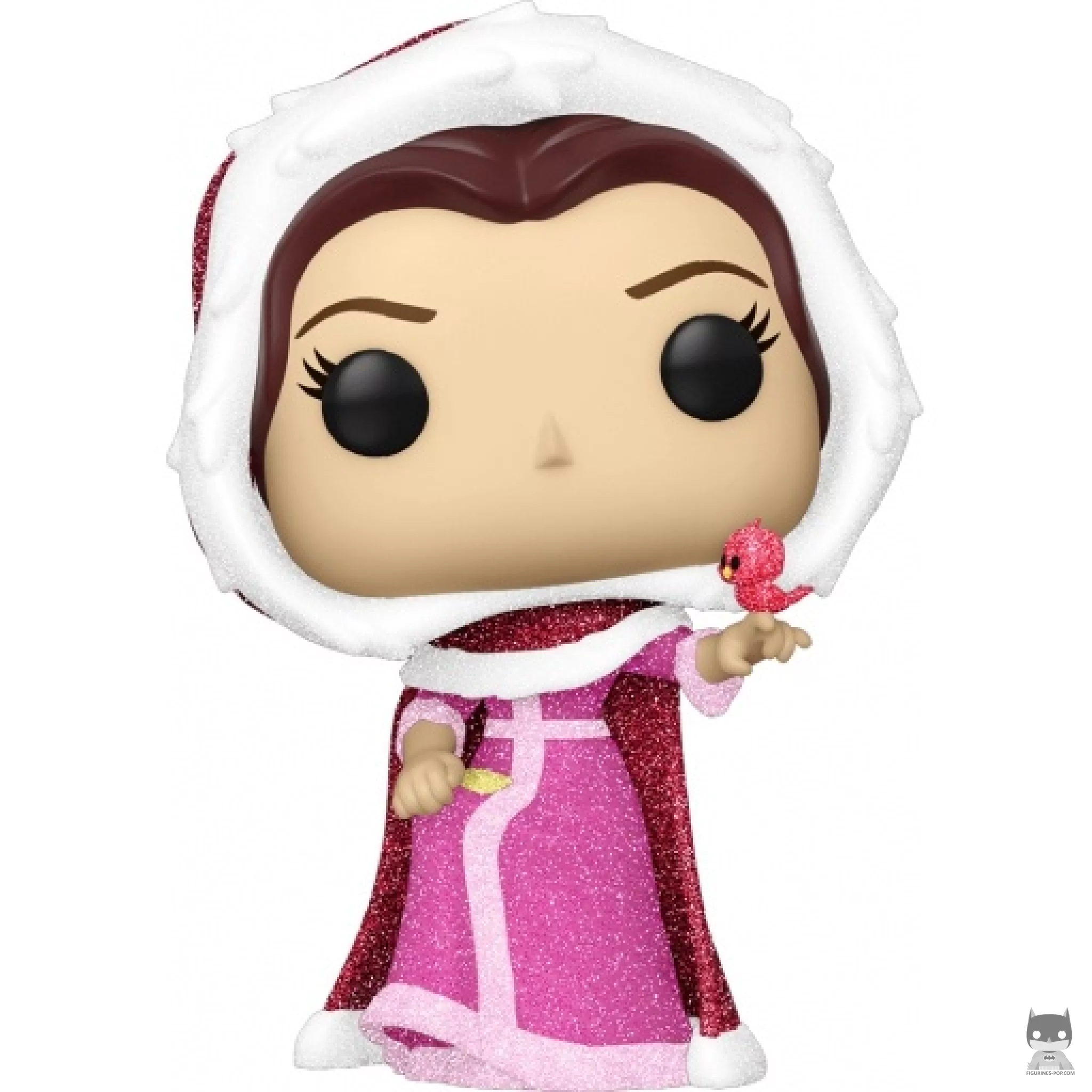 Figura Funko Pop! Bella con pájaro (Purpurina de diamante) (La bella y la bestia)