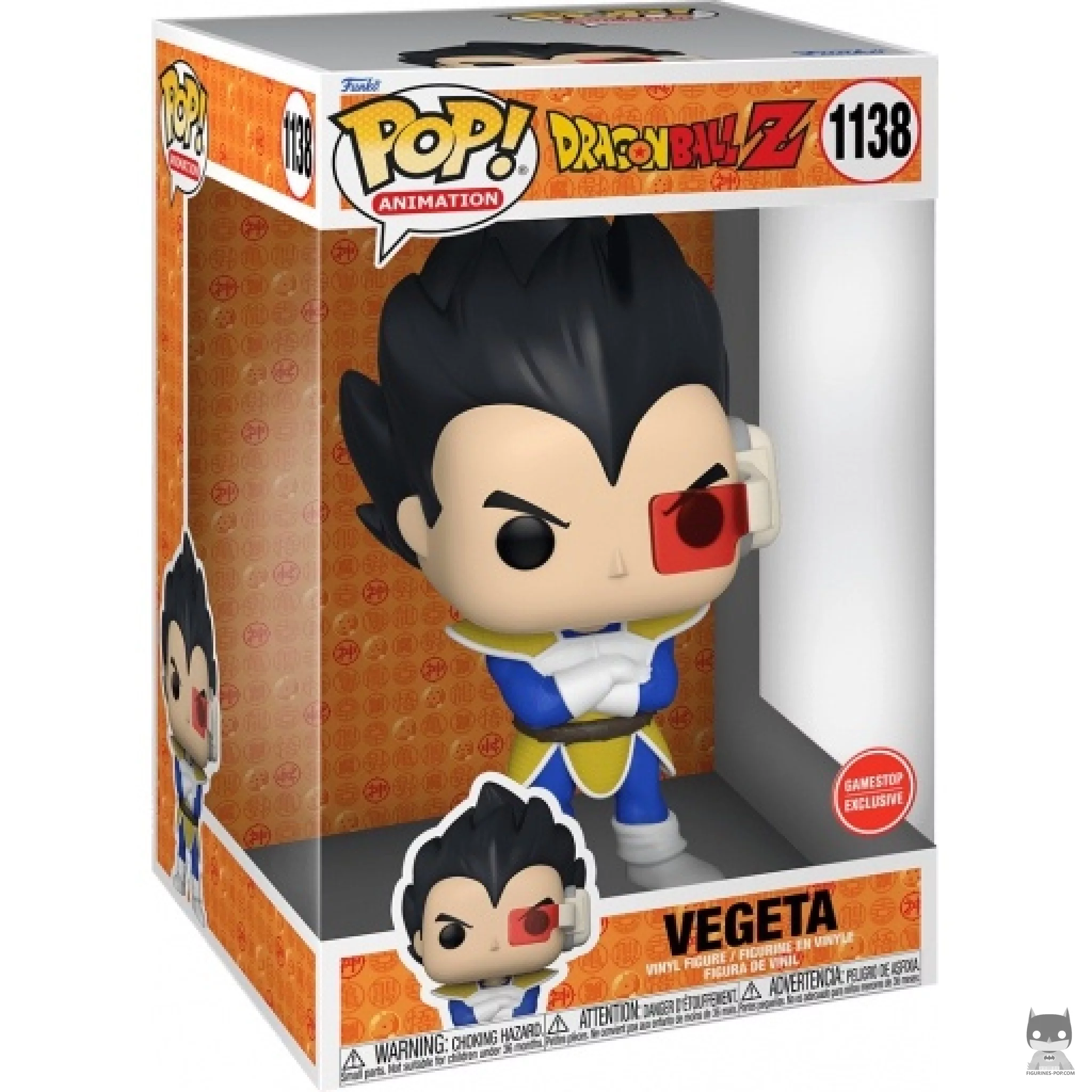 Figura Funko Pop! Vegeta (Supersized) en su caja