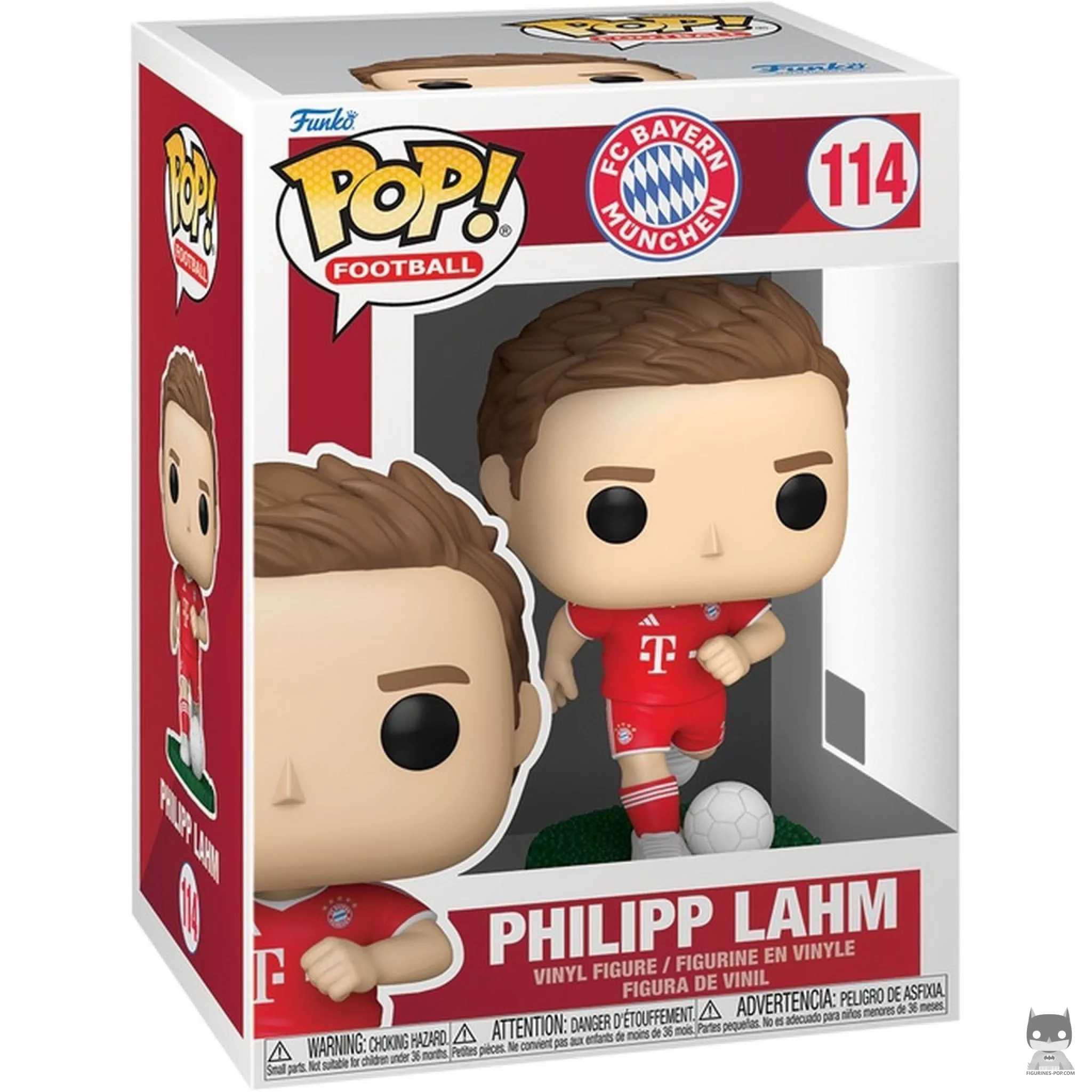 Figura Funko Pop! Philipp Lahm (Bayern Munich) en su caja