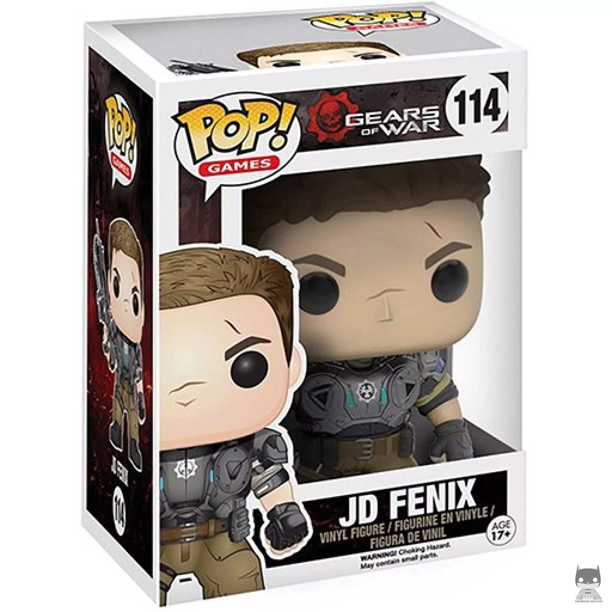 Figura Funko Pop! JD Fenix en su caja