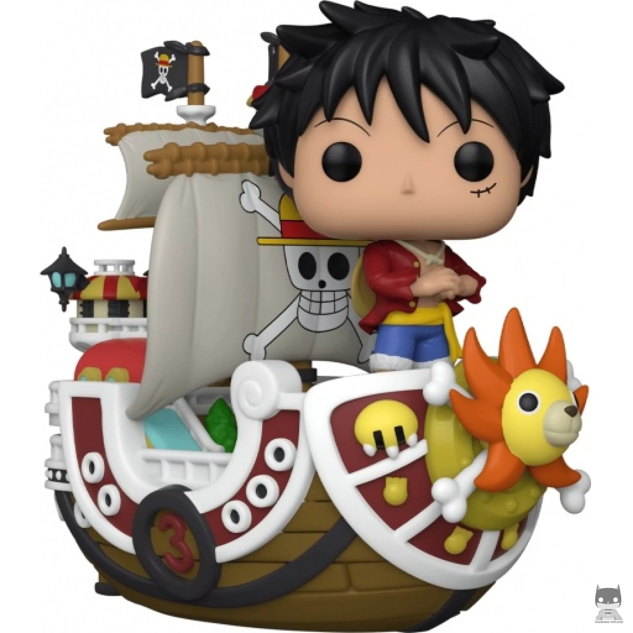Figura Funko Pop! Luffy con el Thousand Sunny (One Piece)