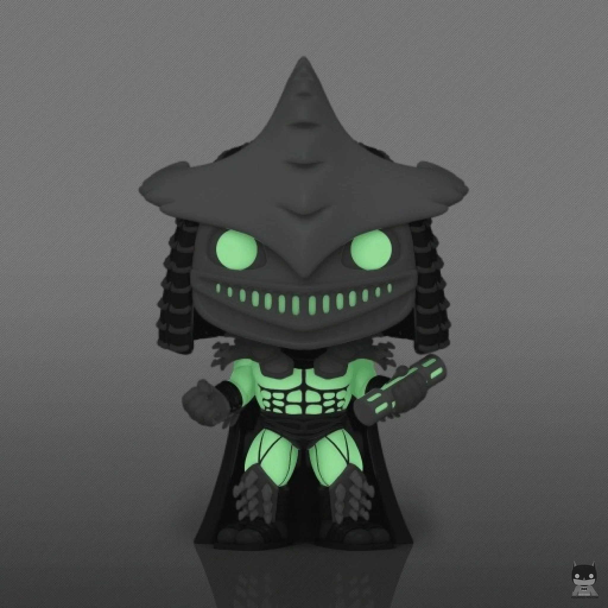 Figura Funko Pop! Shredder con arma (Brilla en la oscuridad) (Tortugas Ninja)