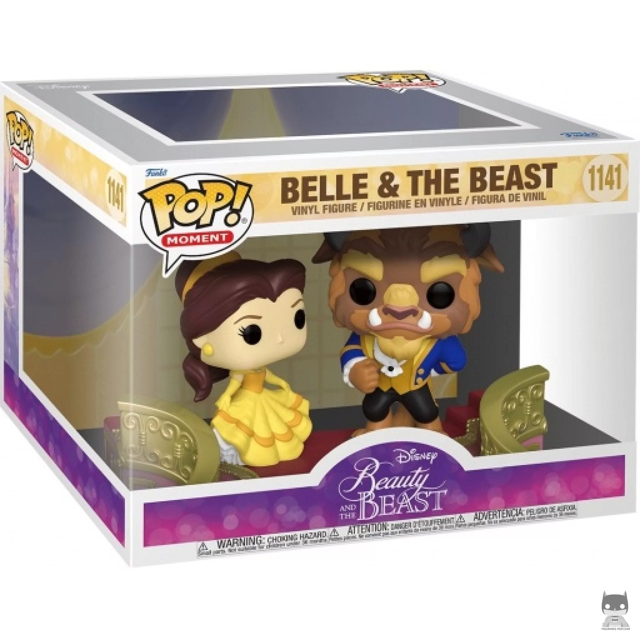 Figura Funko Pop! Bella & Bestia en su caja