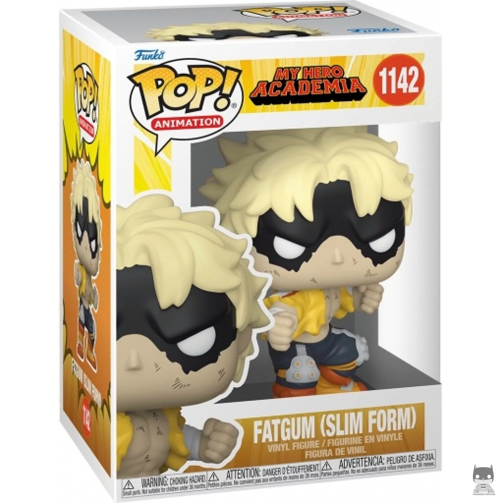 Figura Funko Pop! Fat Gum (forma delgada) en su caja