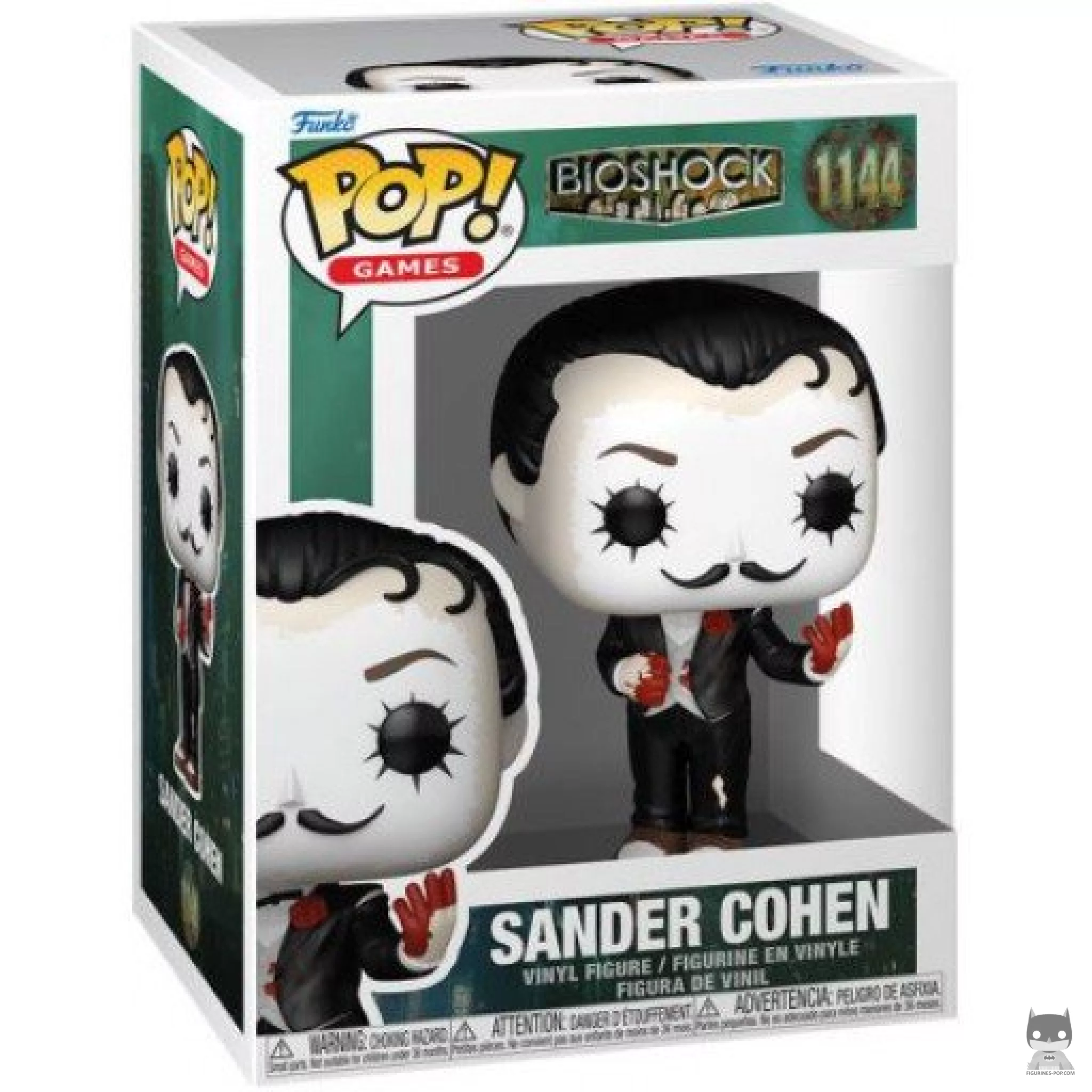 Figura Funko Pop! Sander Cohen en su caja