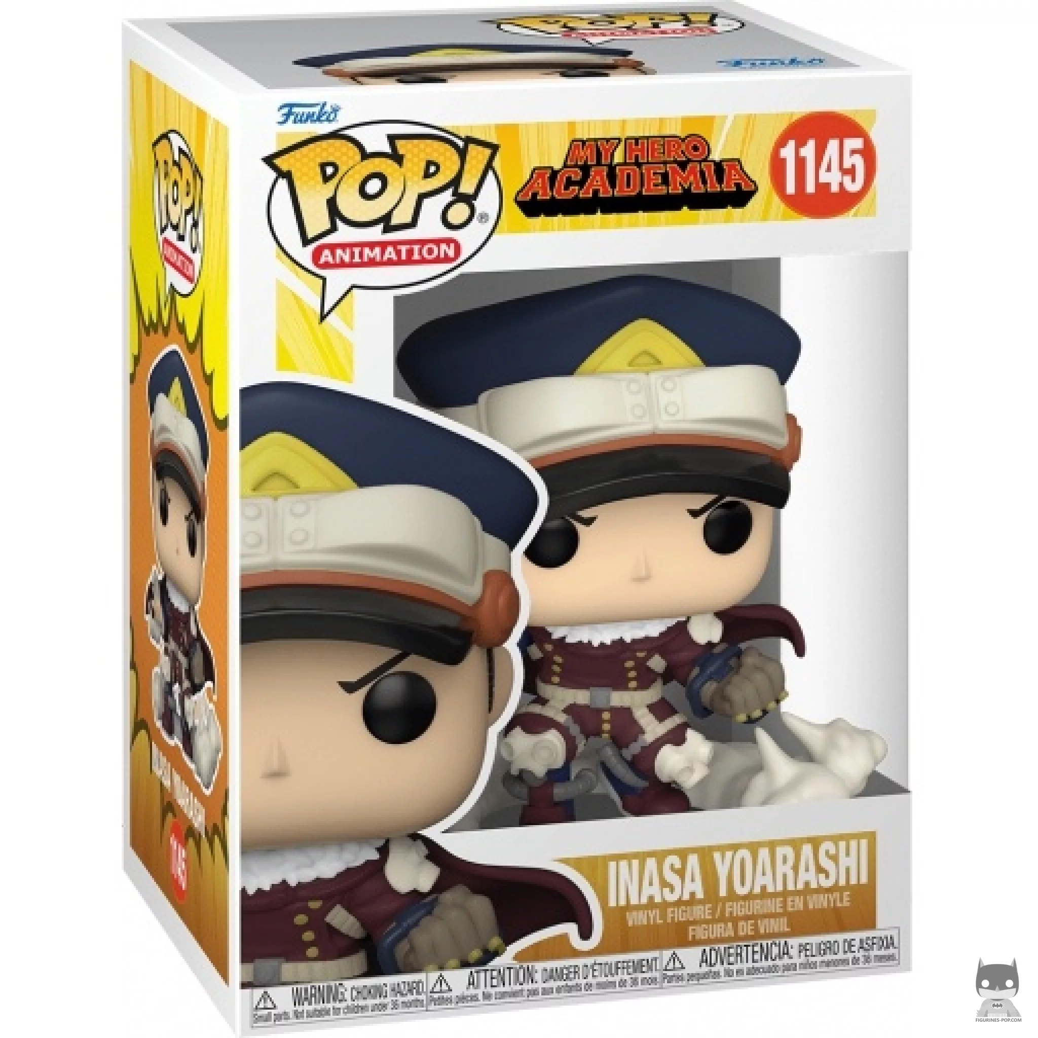 Figura Funko Pop! Inasa Yoarashi en su caja