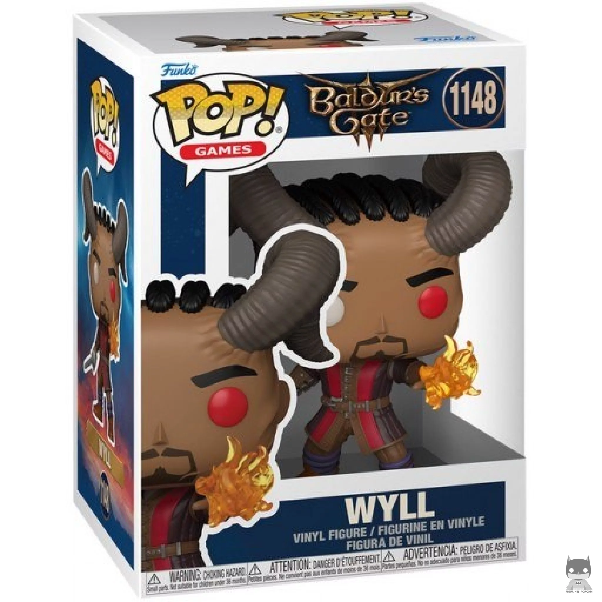Figura Funko Pop! Wyll en su caja