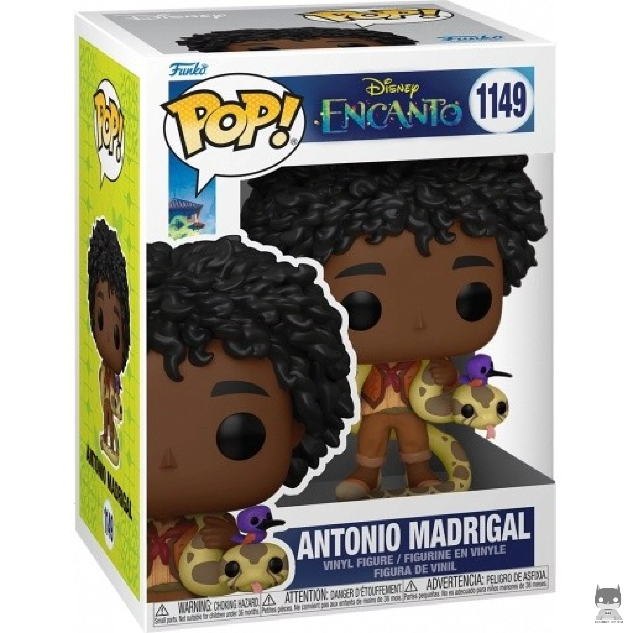 Figura Funko Pop! Antonio Madrigal en su caja