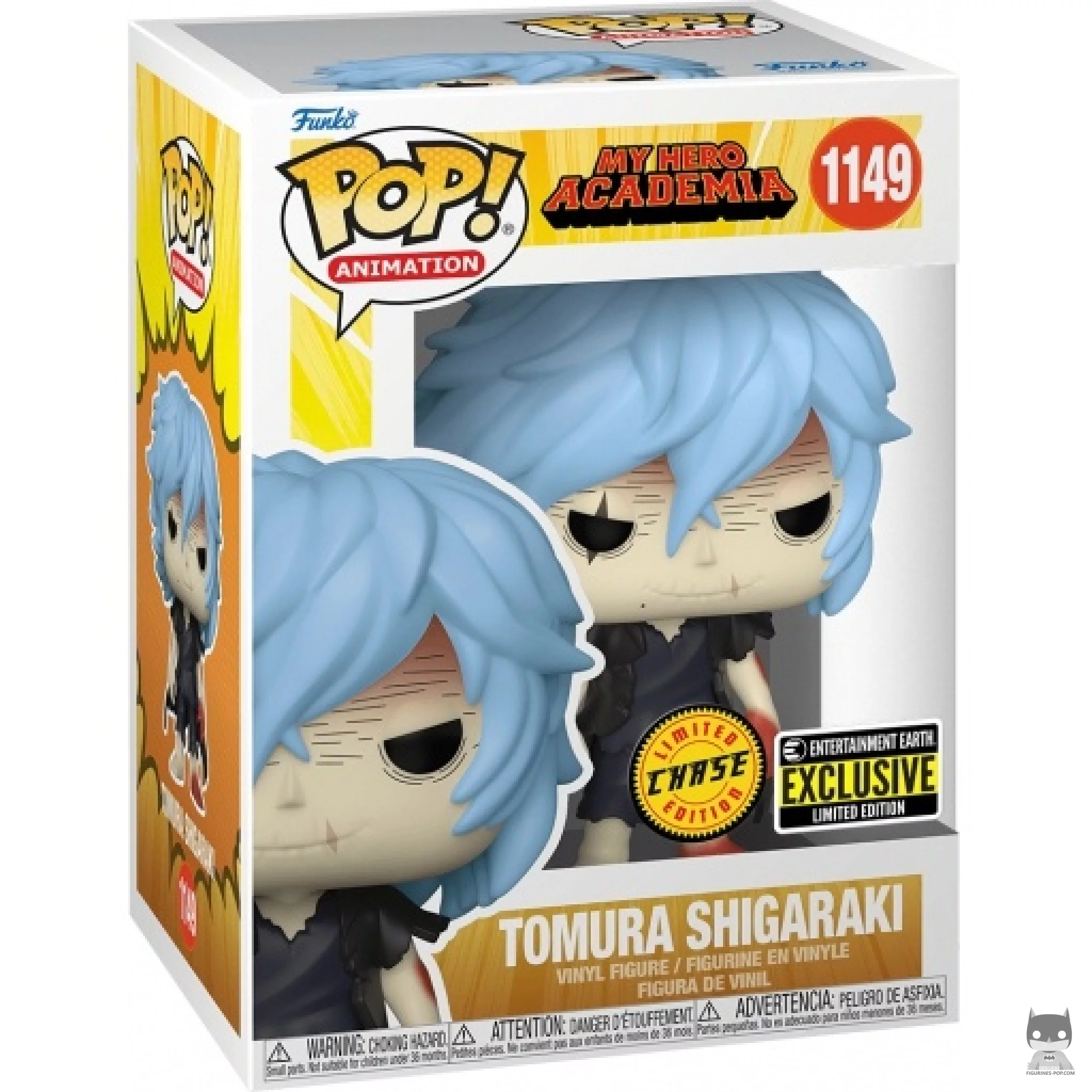 Figura Funko Pop! Tomura Shigaraki (Chase) en su caja