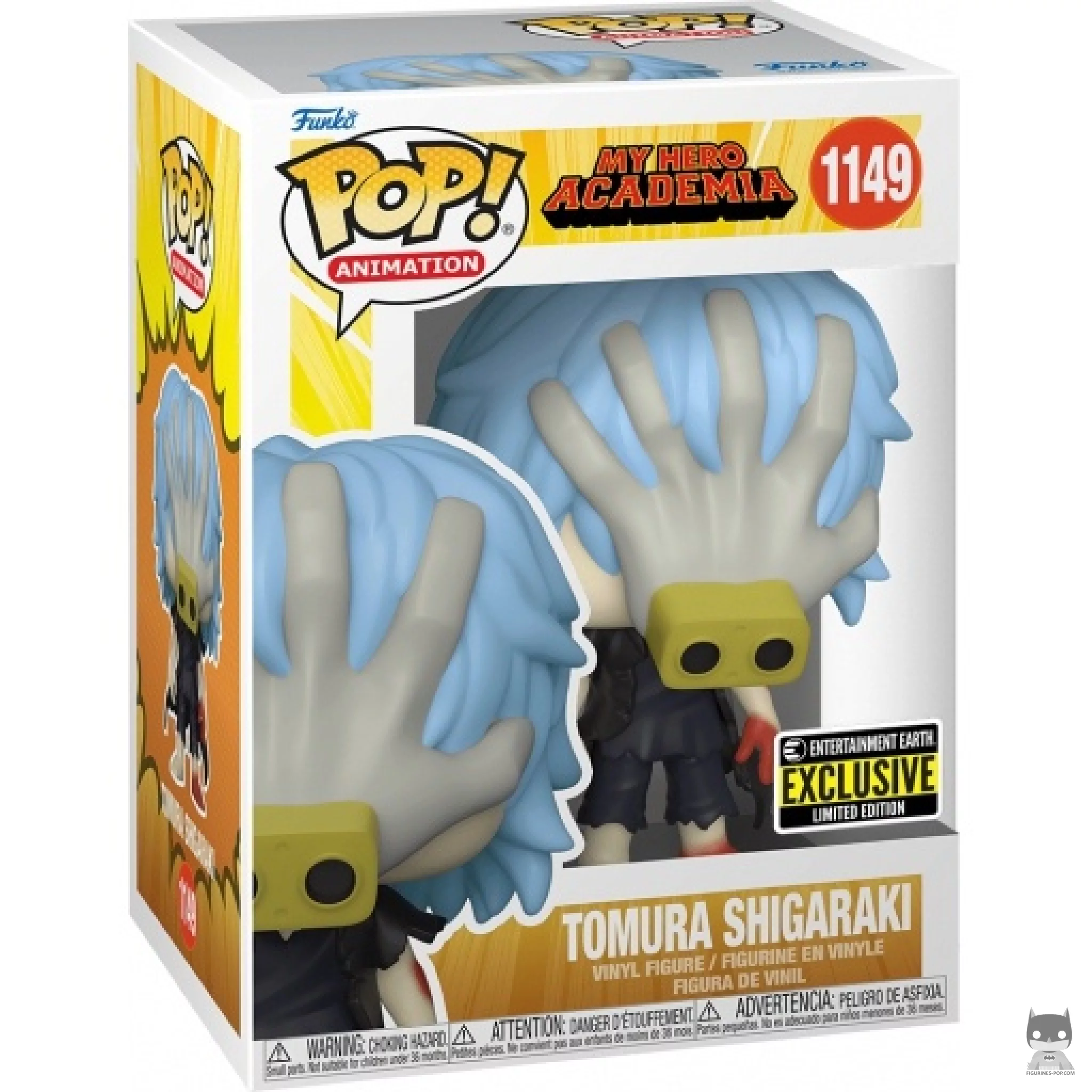 Figura Funko Pop! Tomura Shigaraki en su caja