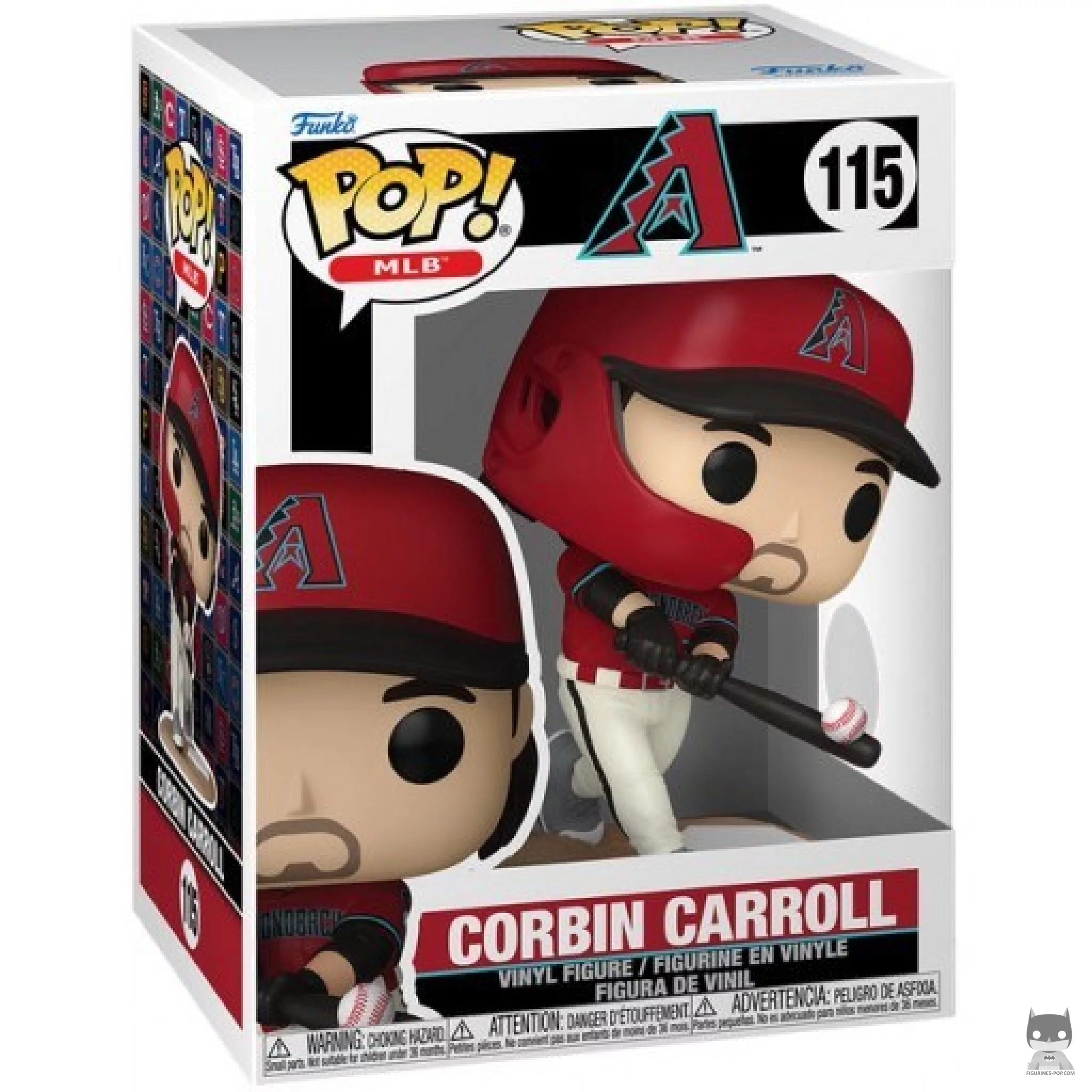 Figura Funko Pop! Corbin Carroll en su caja