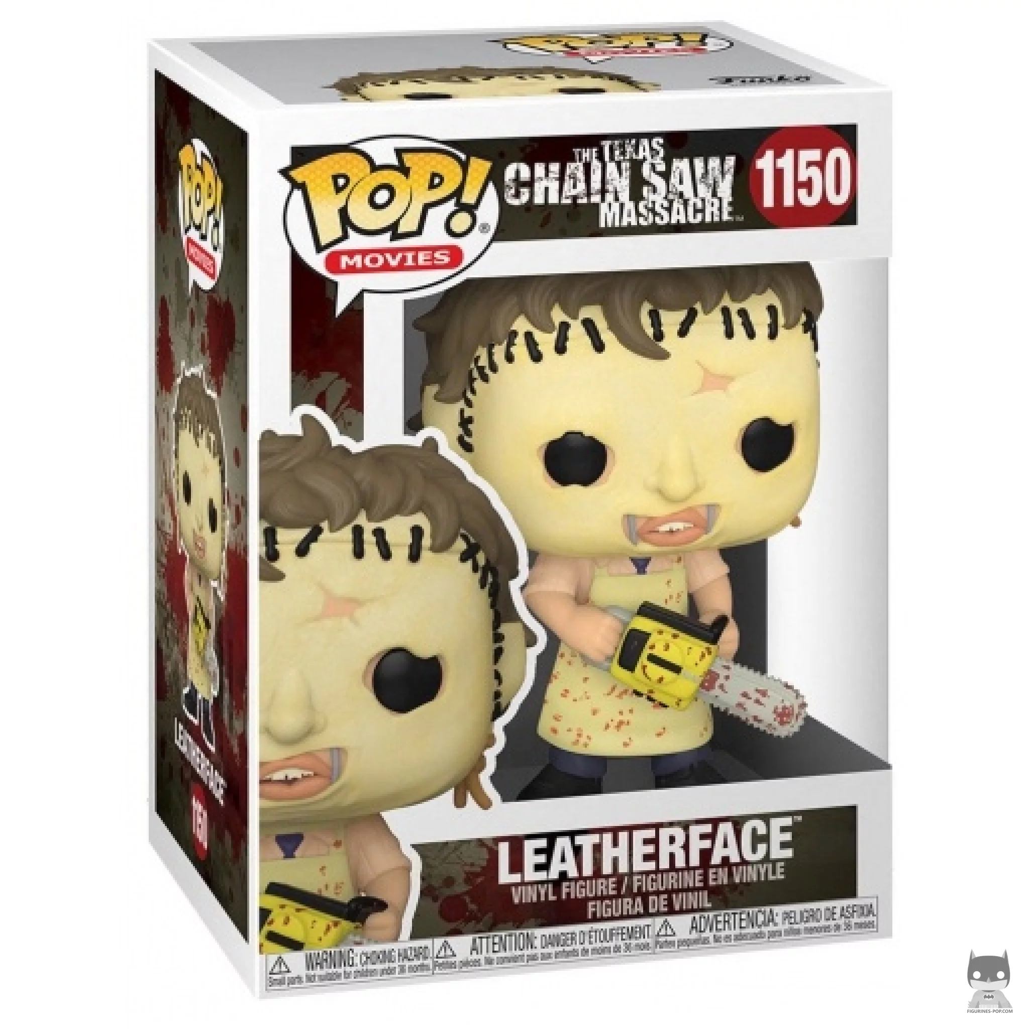 Figura Funko Pop! Leatherface en su caja