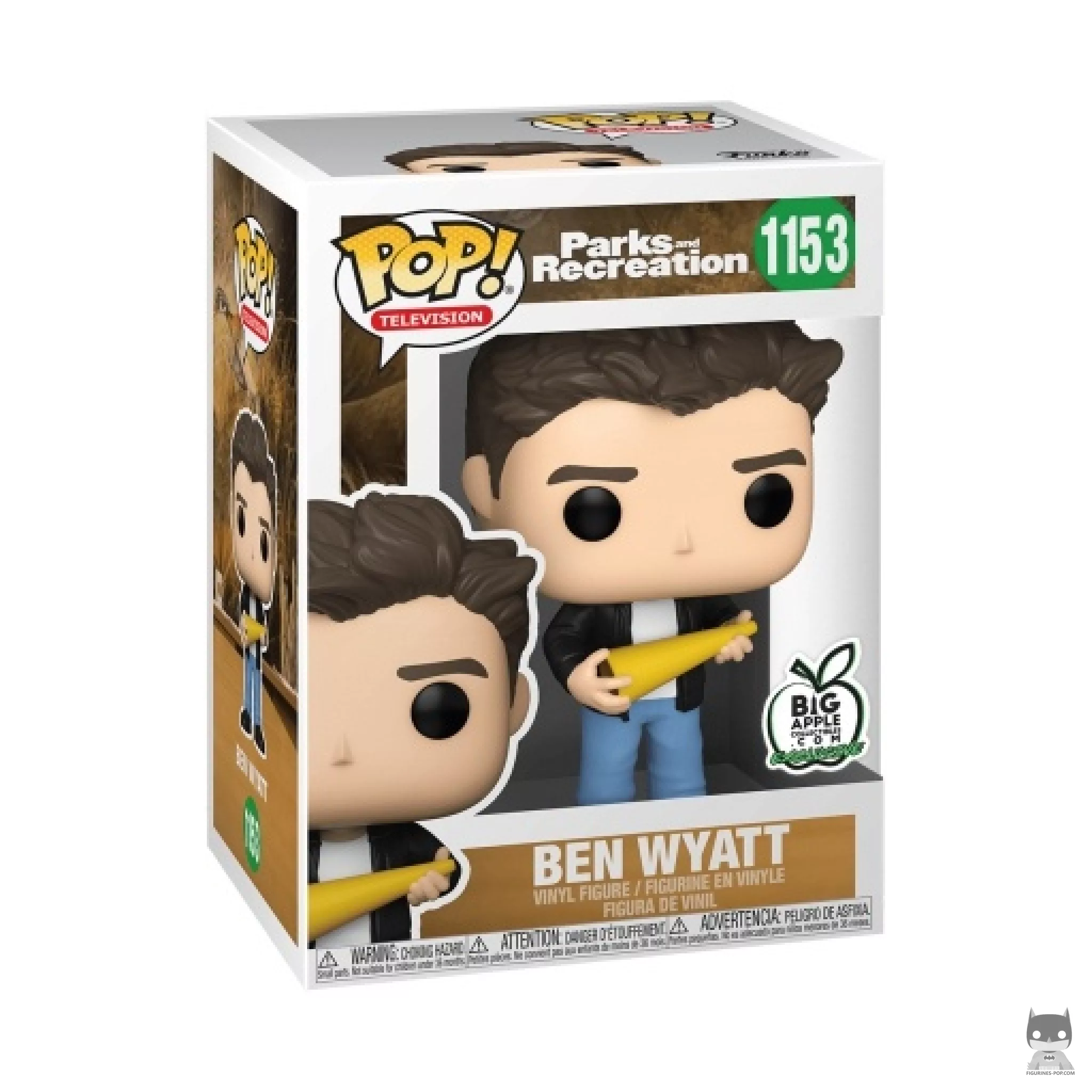 Figura Funko Pop! Ben Wyatt en su caja