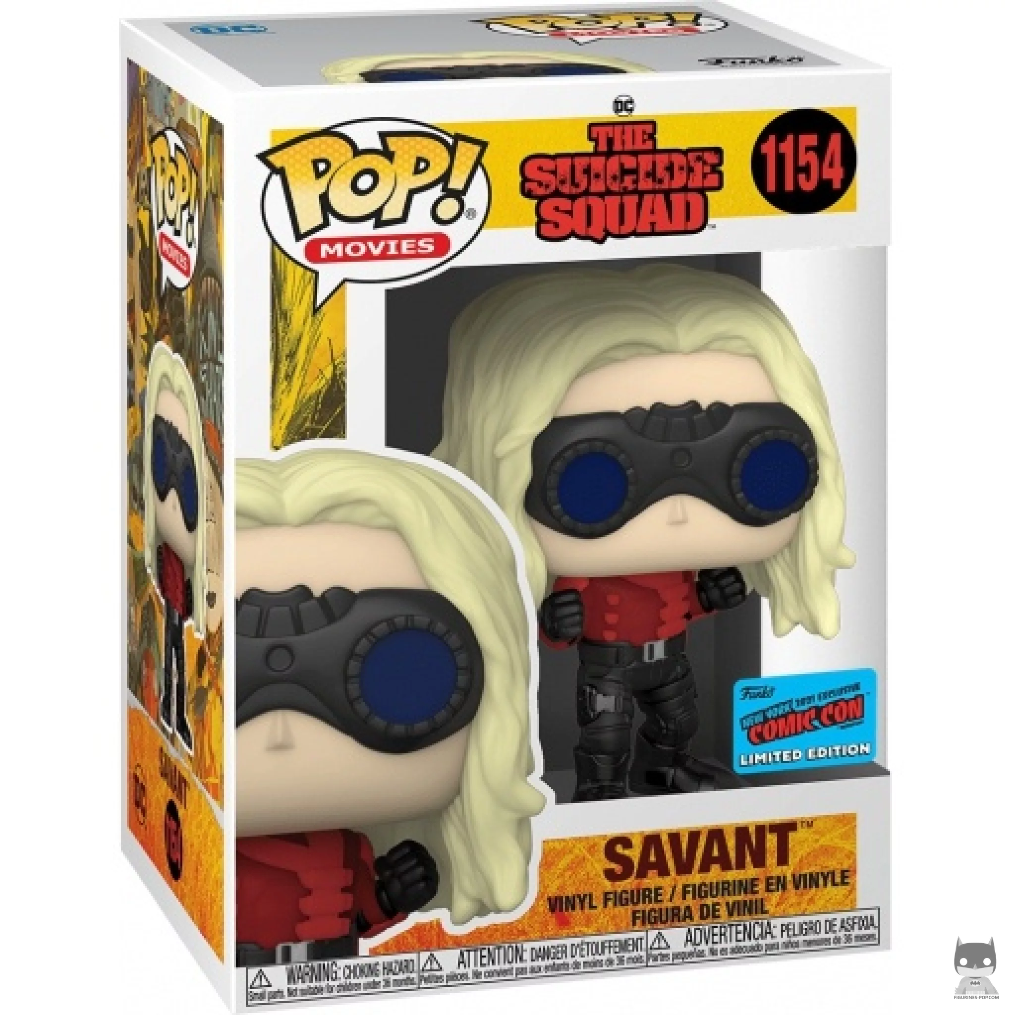 Figura Funko Pop! Savant en su caja