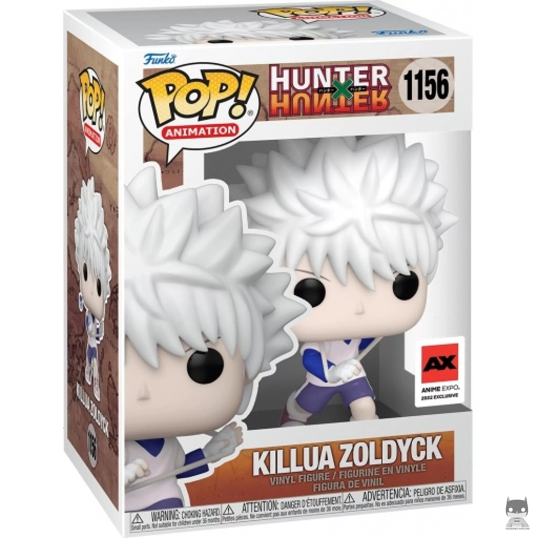 Figura Funko Pop! Killua Zoldyck en su caja
